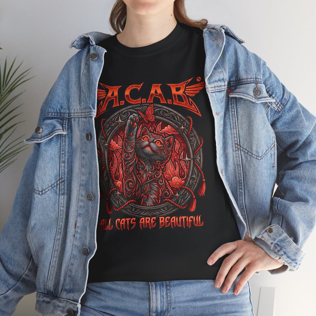 ACAB All Cats Are Beautiful T-Shirt — Heavy Metal Punk Feline Graphic Tee