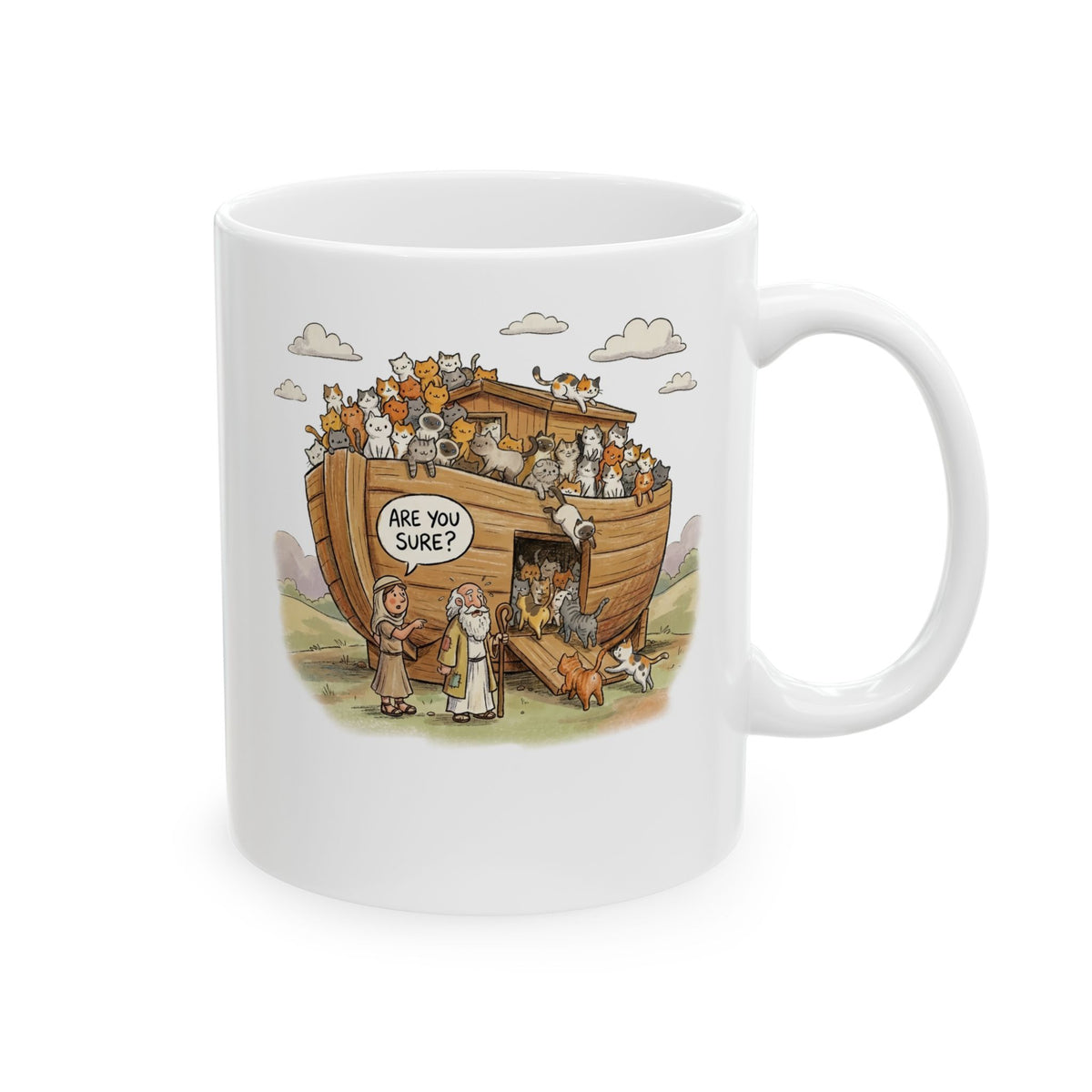 Moses and Cats T‑Mug