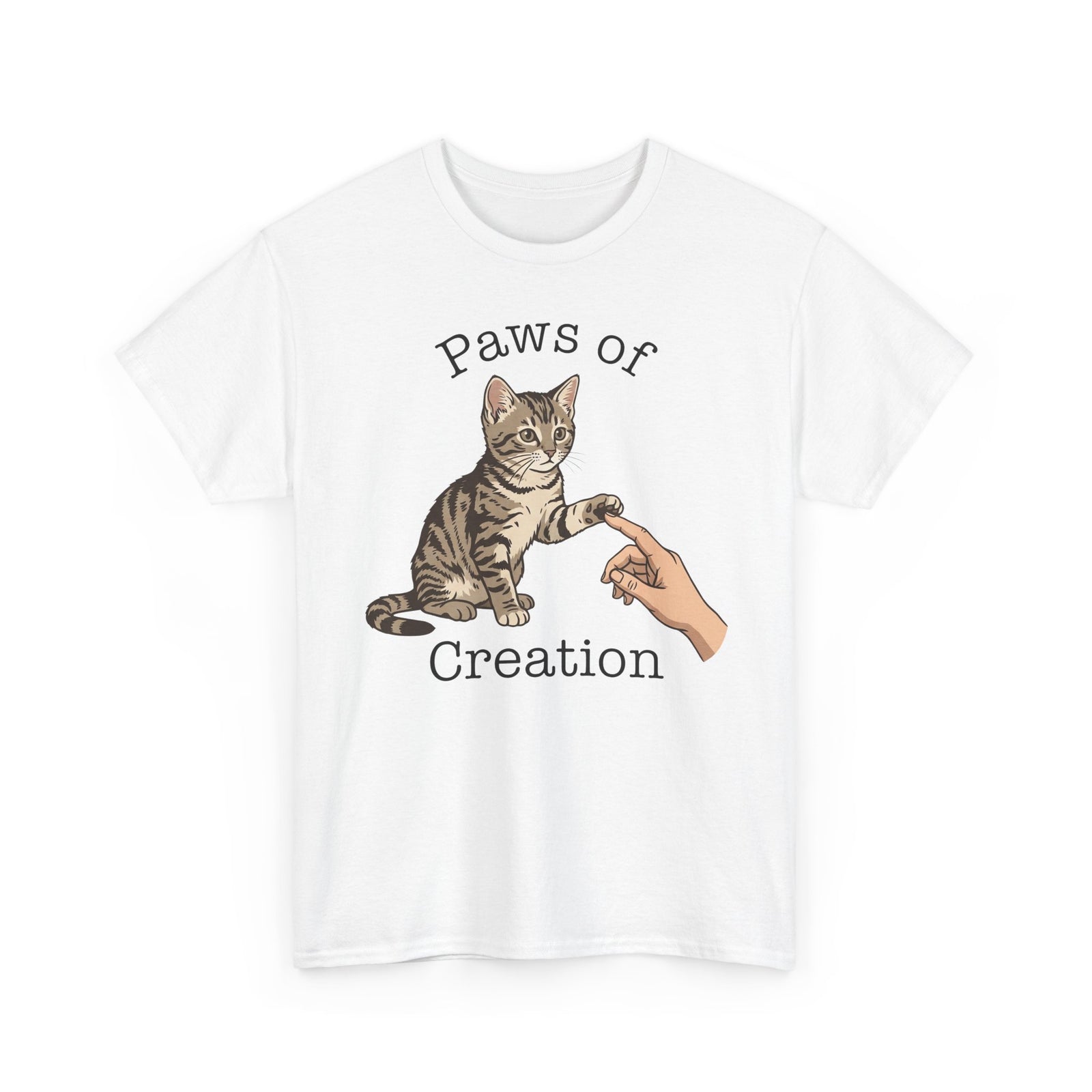 Paws of Creation Graphic Tee for Cat Lovers