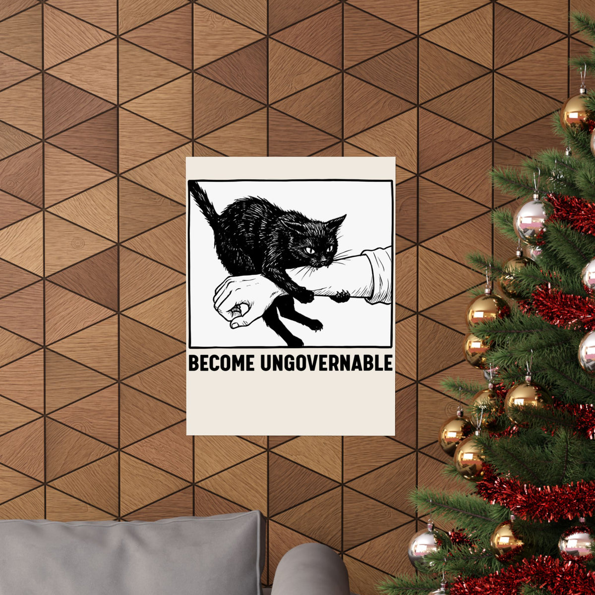 Become Ungovernable Cat Poster