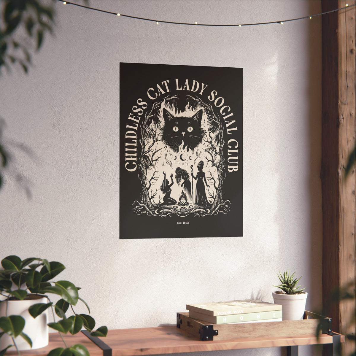 Childless Cat Lady Social Club Poster