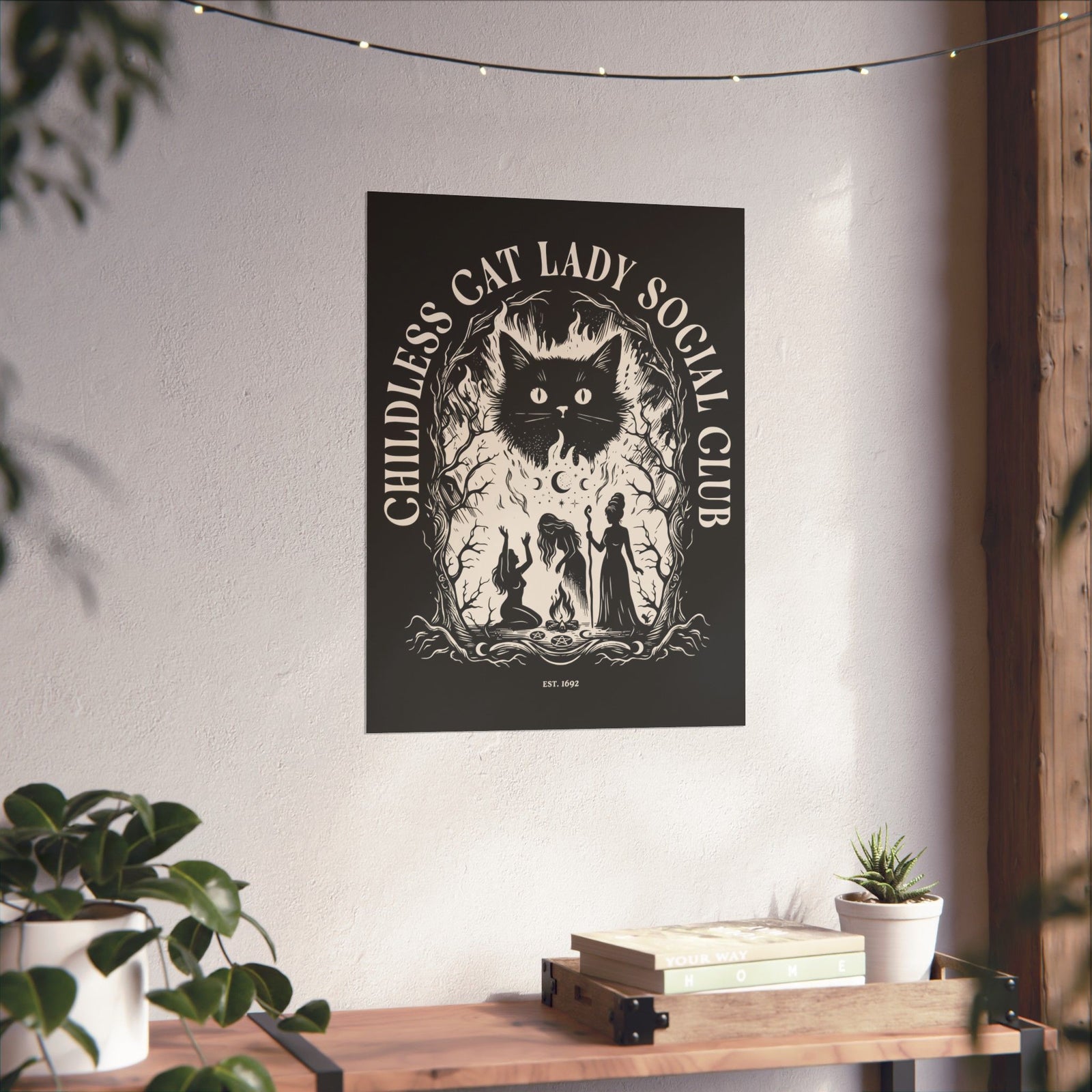 Childless Cat Lady Social Club Poster
