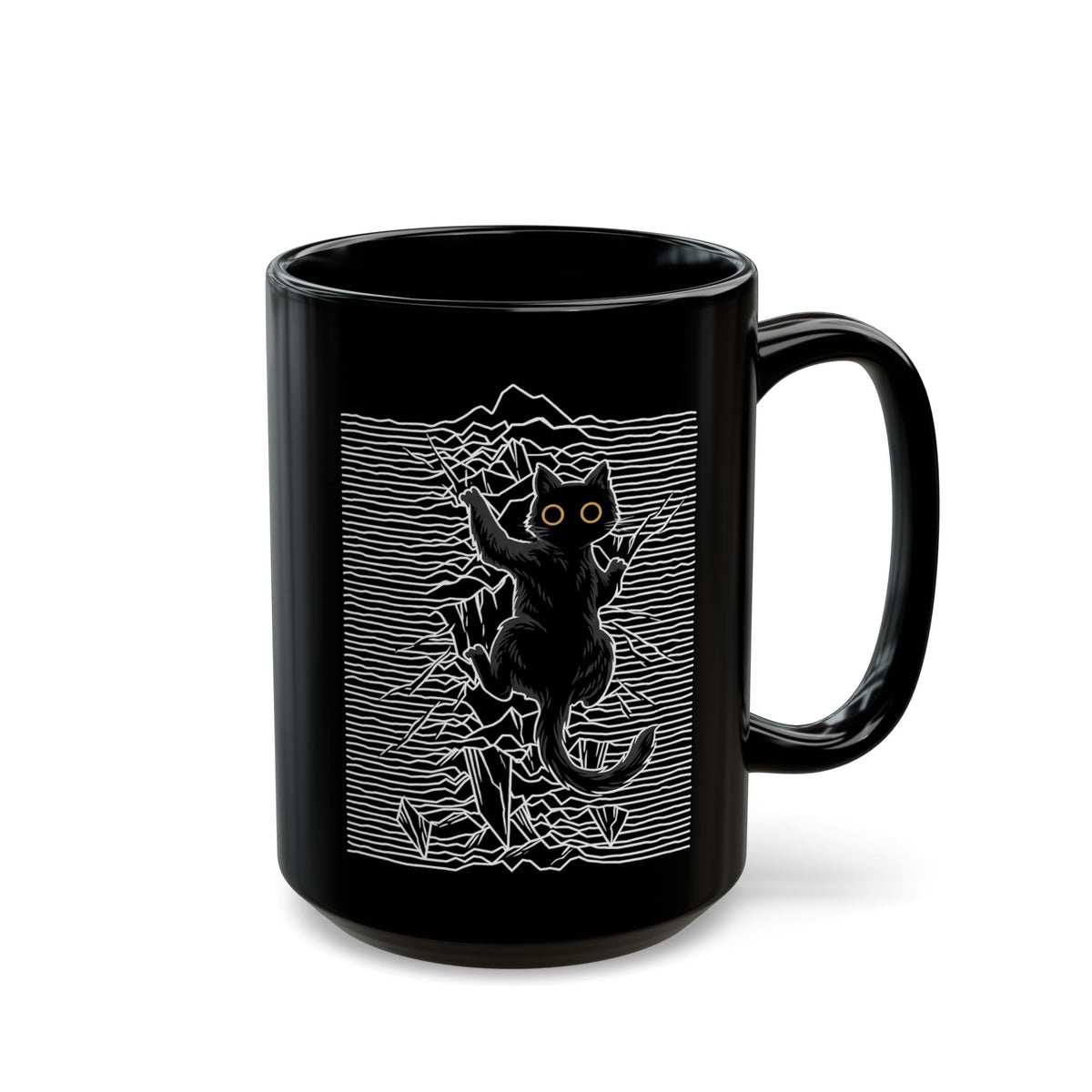 Cat Division Black Mug — Funny Cat Squad Mug