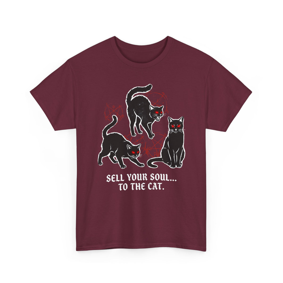 Sell Your Soul To The Cat T-Shirt — Funny Cat Lover Tee