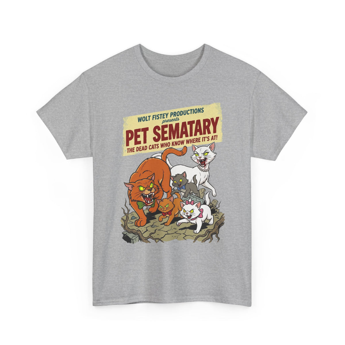 Retro Horror Cat T-Shirt