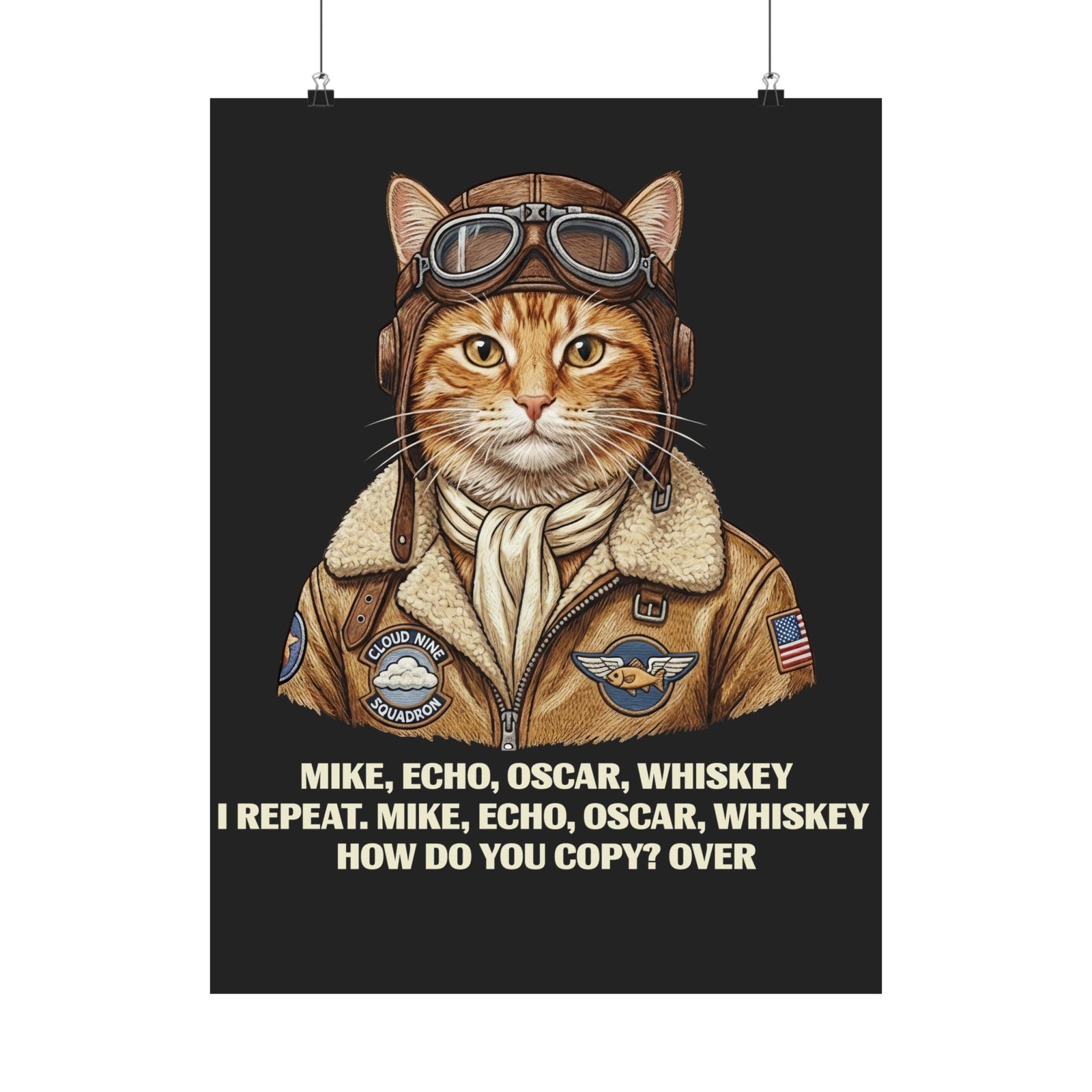 Military Alphabet Poster — "MIKE, ECHO, OSCAR, WHISKEY" Poster