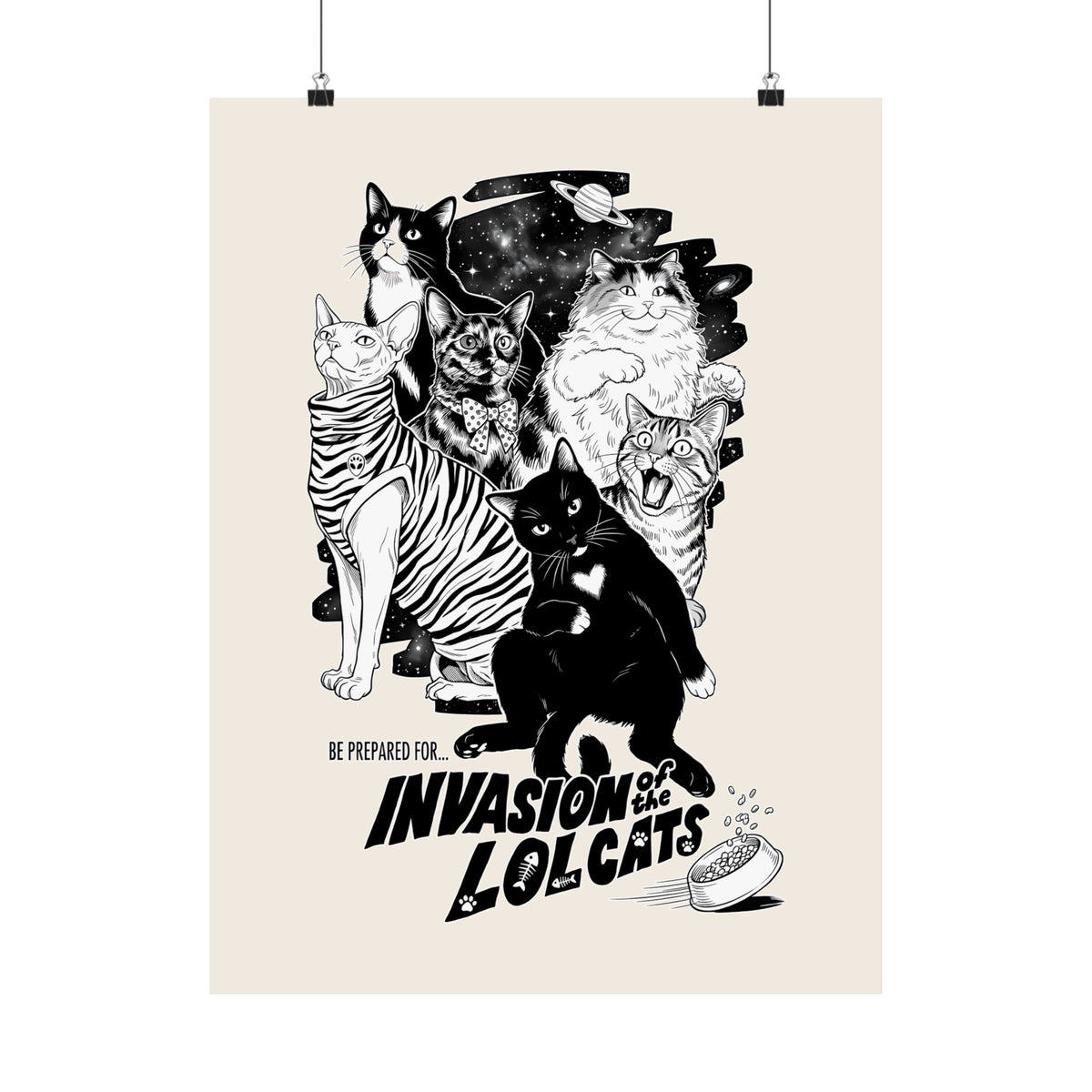Invasion of the LOLCATS Poster