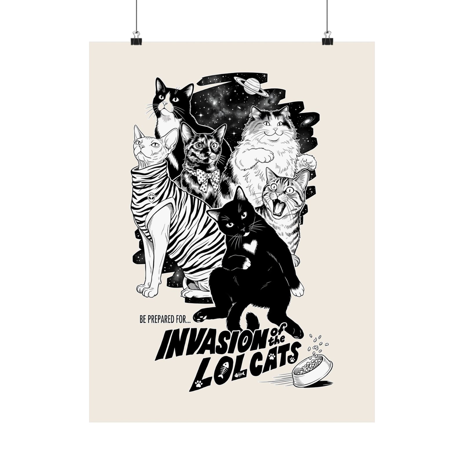 Invasion of the LOLCATS Poster