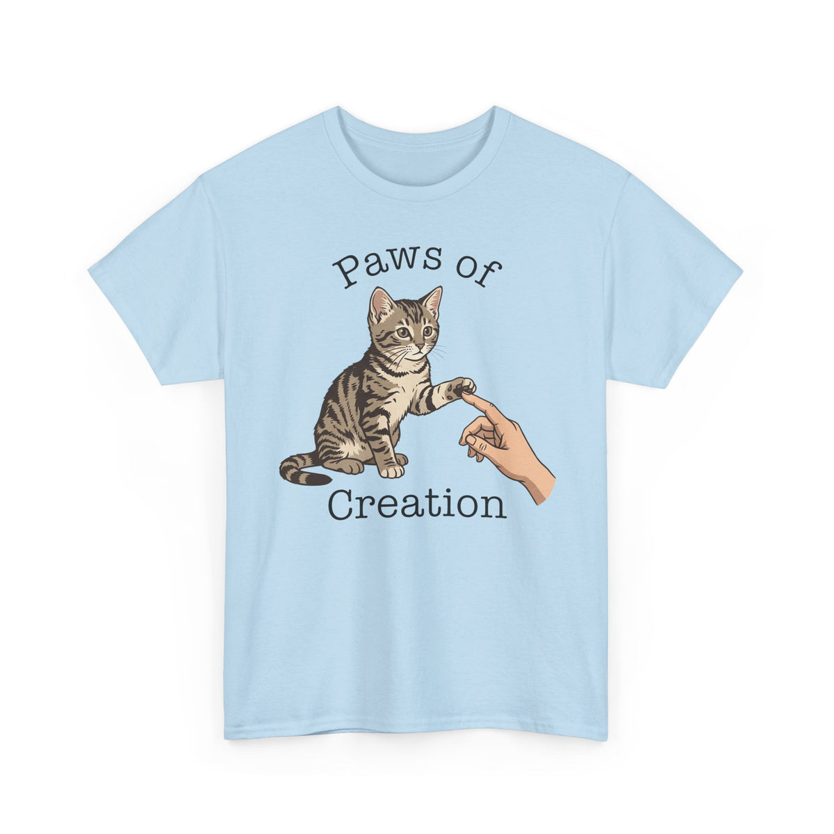 Paws of Creation Graphic Tee for Cat Lovers
