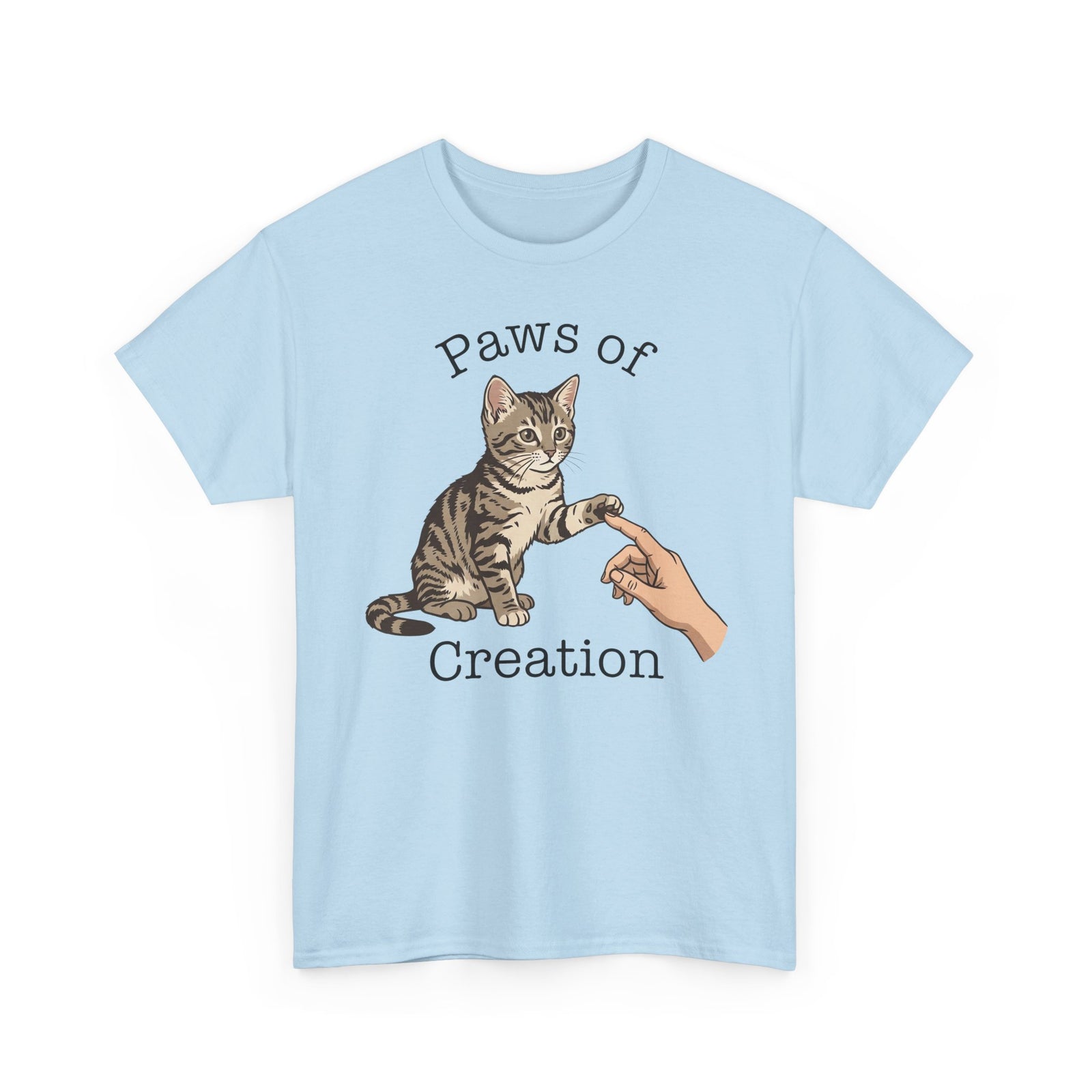 Paws of Creation Graphic Tee for Cat Lovers
