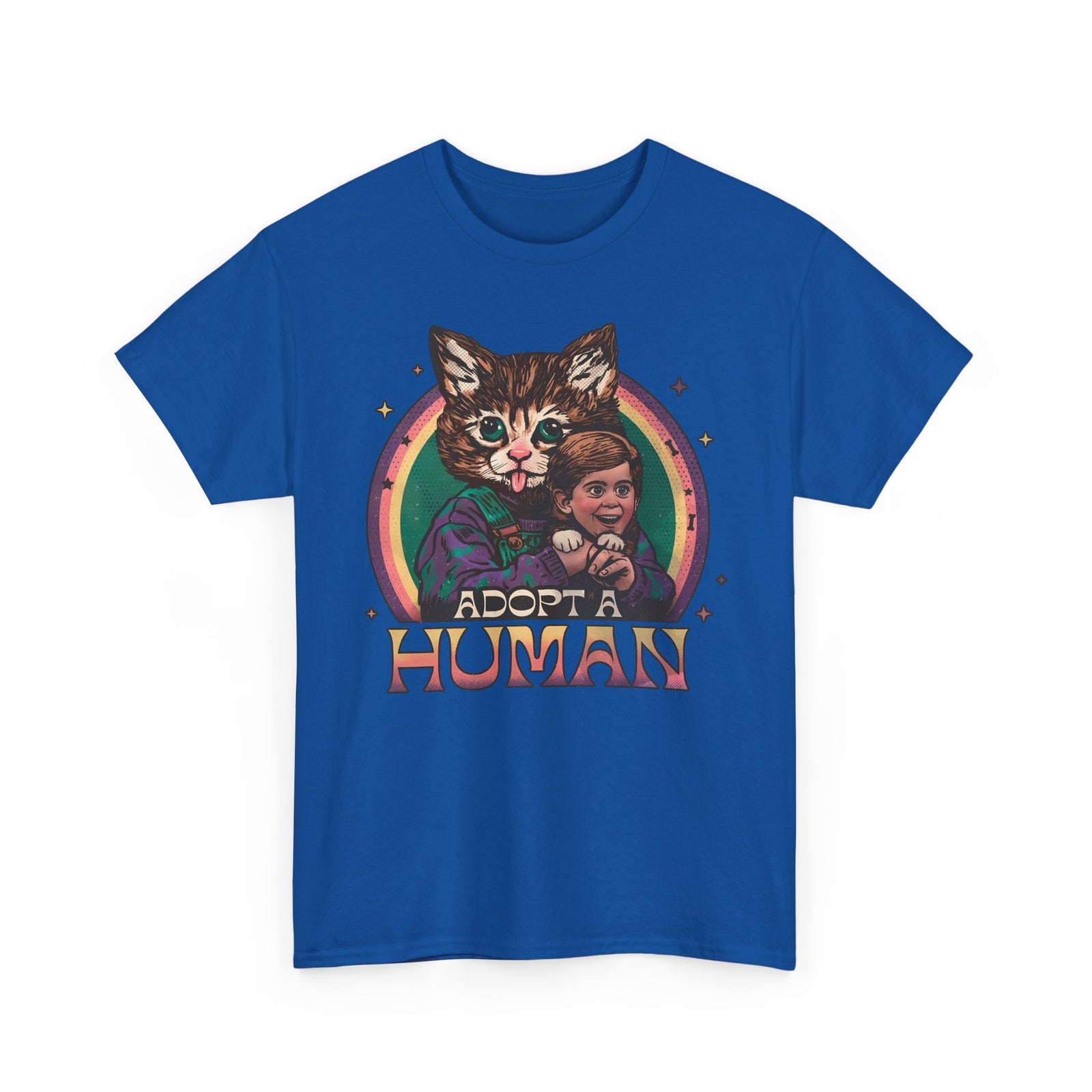 Adopt a Human Funny Cat T-Shirt