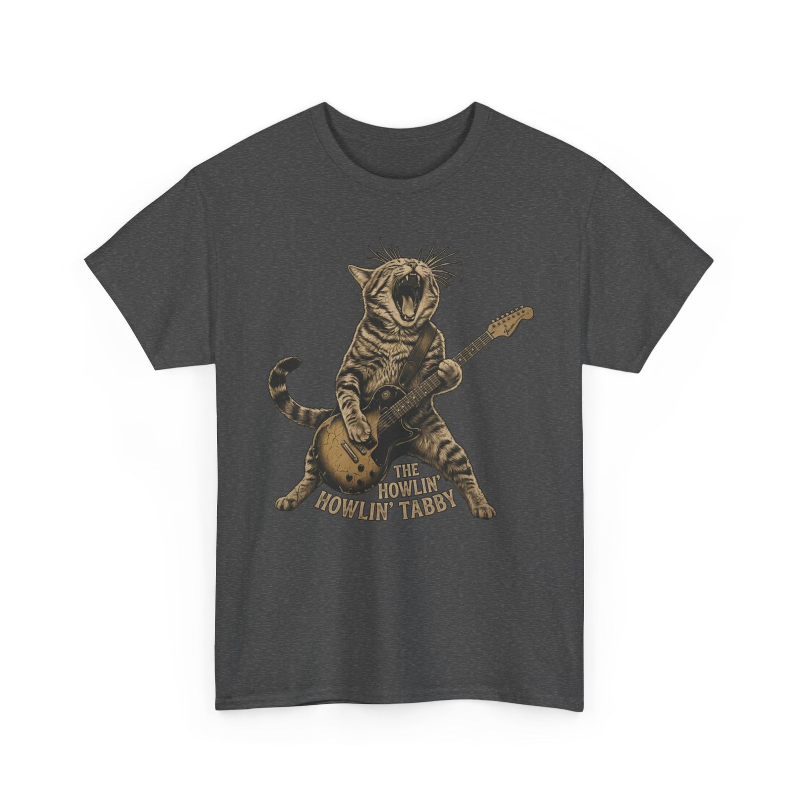 Howlin' Howlin' Tabby T-Shirt — Retro Cat Graphic Tee