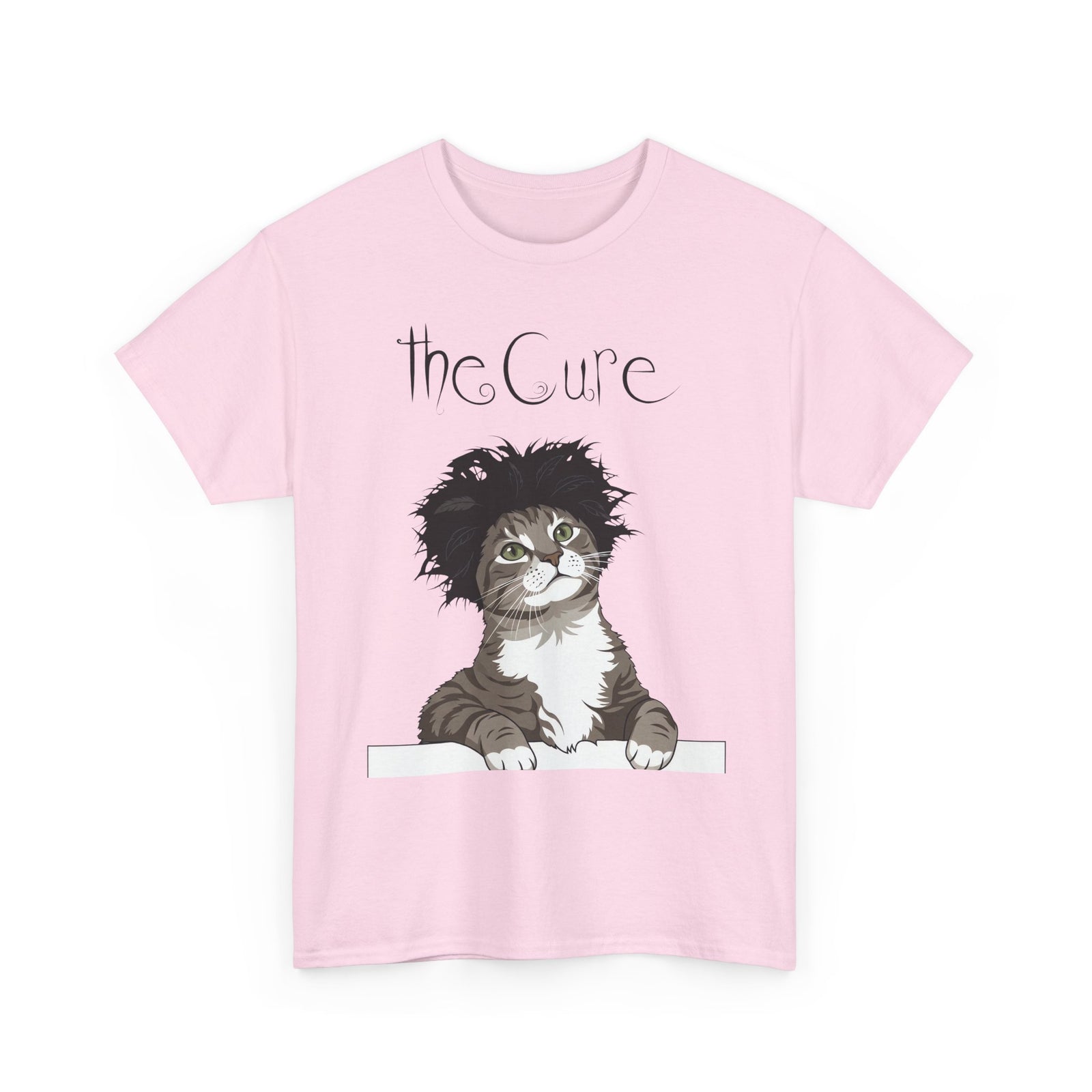 The Cure Kitten Band Tee Cute Cat