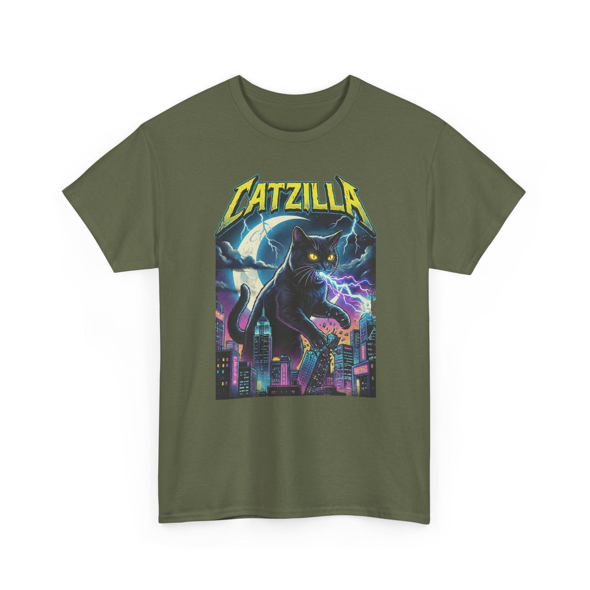 Cat Attack T-Shirt — Funny Graphic Cat Tee