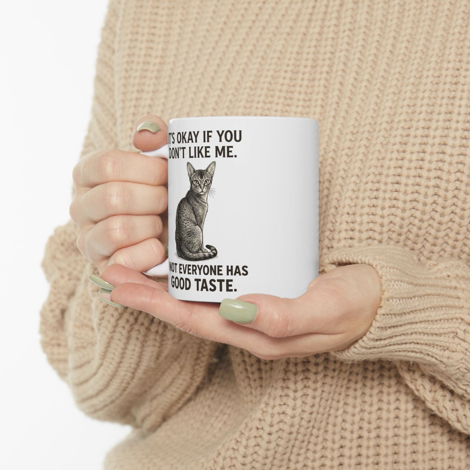 Sassy Cat 'It's Okay If You Don't Like Me' Ceramic Mug