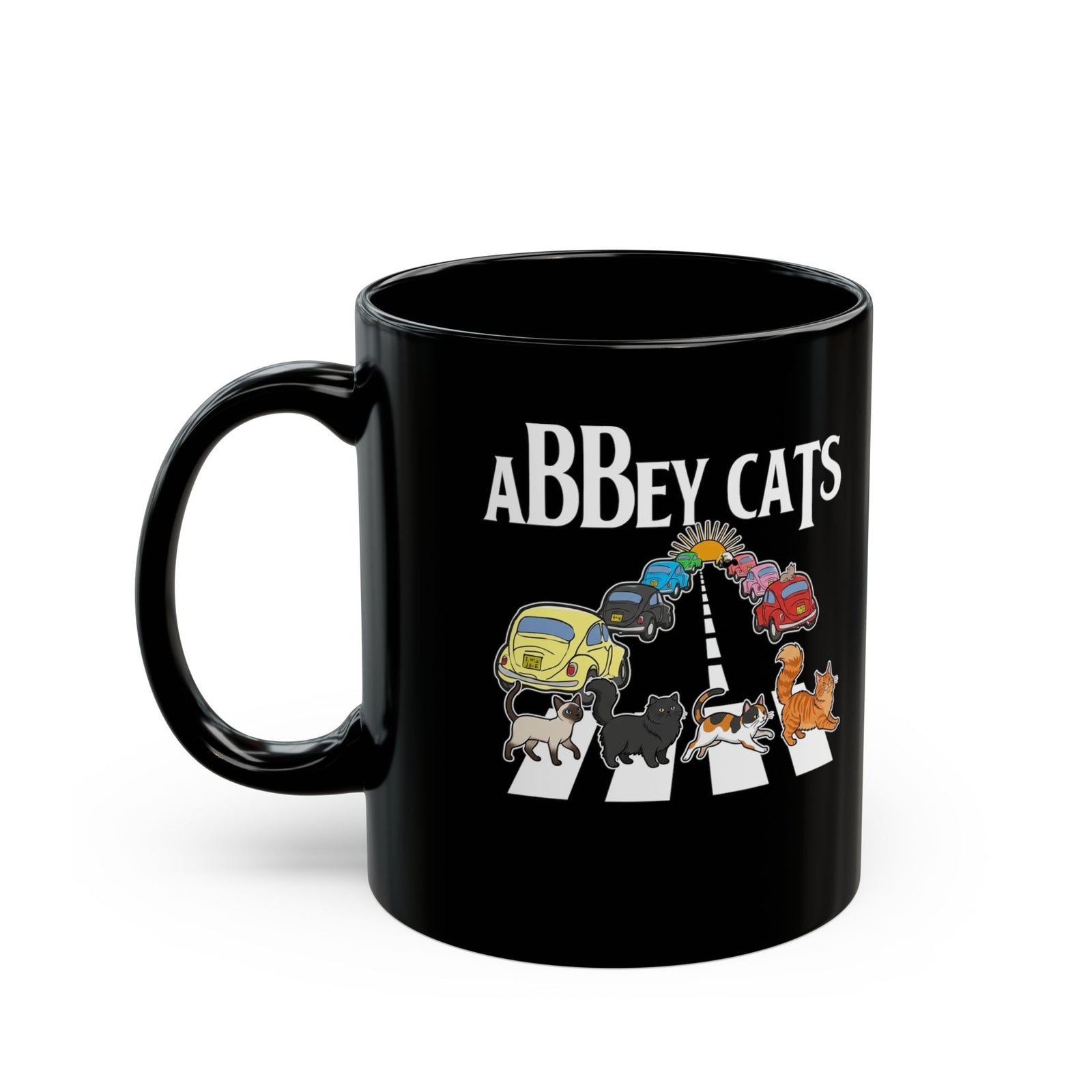 Cats Parody Mug Abbey Cats