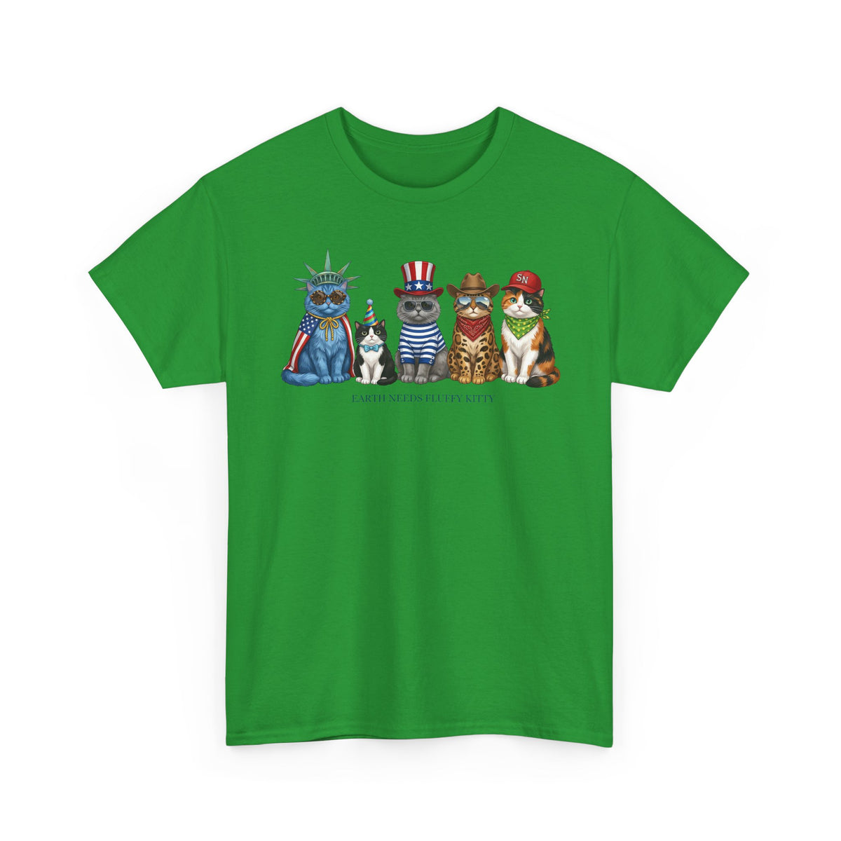 Earth Needs Fluffy Kitty T-Shirt