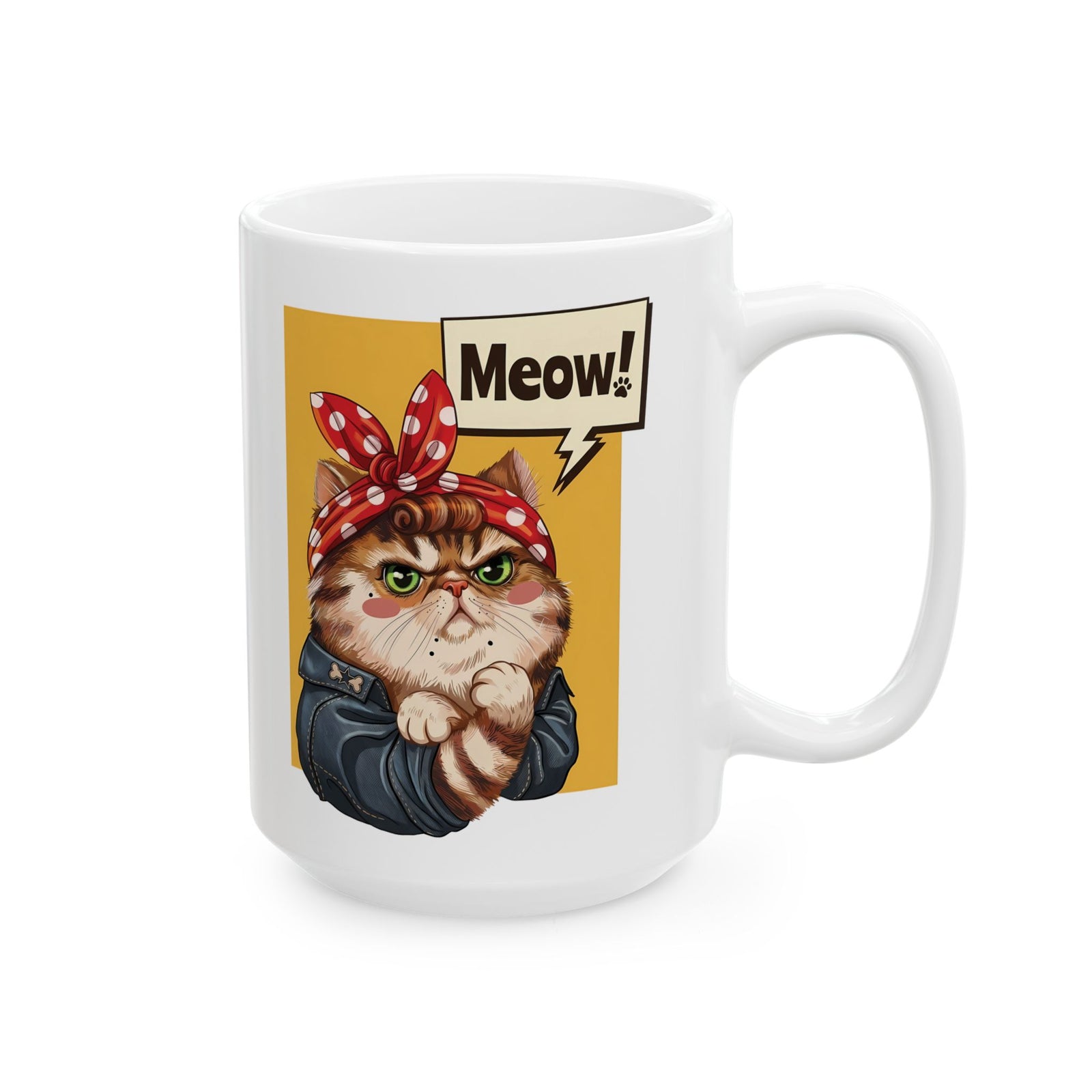 The Feminist Cat Ceramic Mug