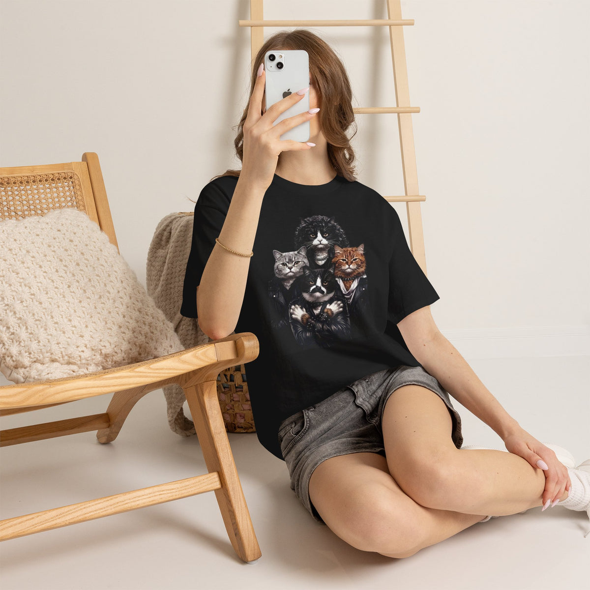 Bohemian Catsody T-Shirt — Retro 80s Hard Rock Feline Band Parody