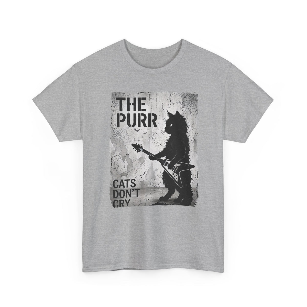 Purr Cats Don't Cry T-Shirt — Cute Cat Graphic Tee