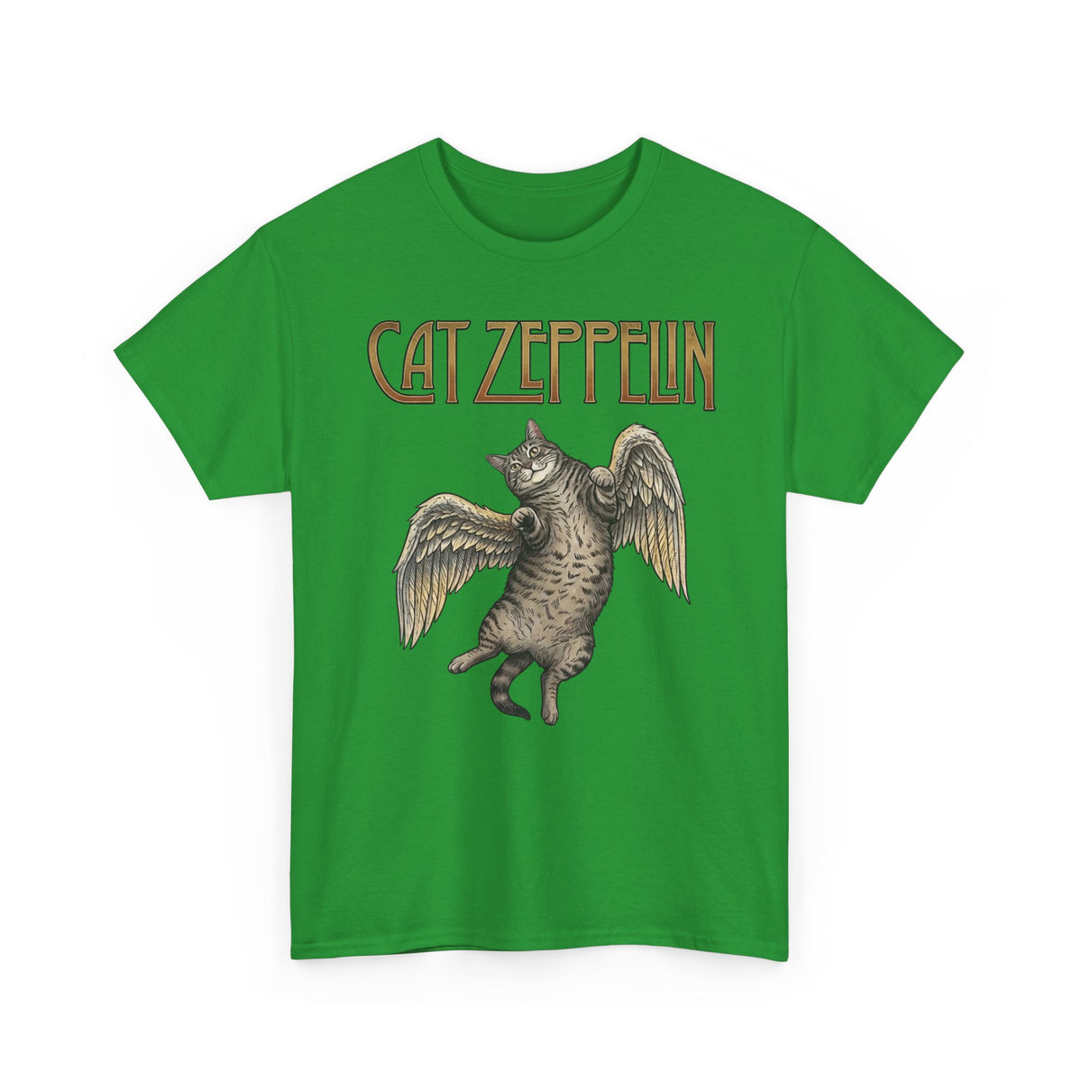 Cat-Zeppelin T-Shirt — Whimsical Cat Airship Design