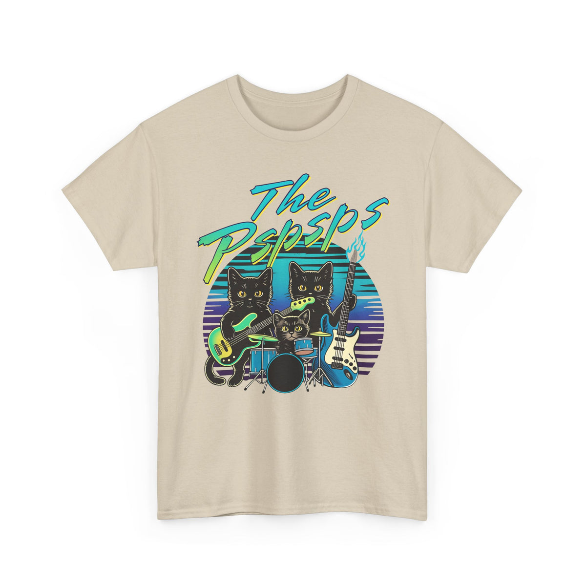 Pspsps Cat Band T-Shirt