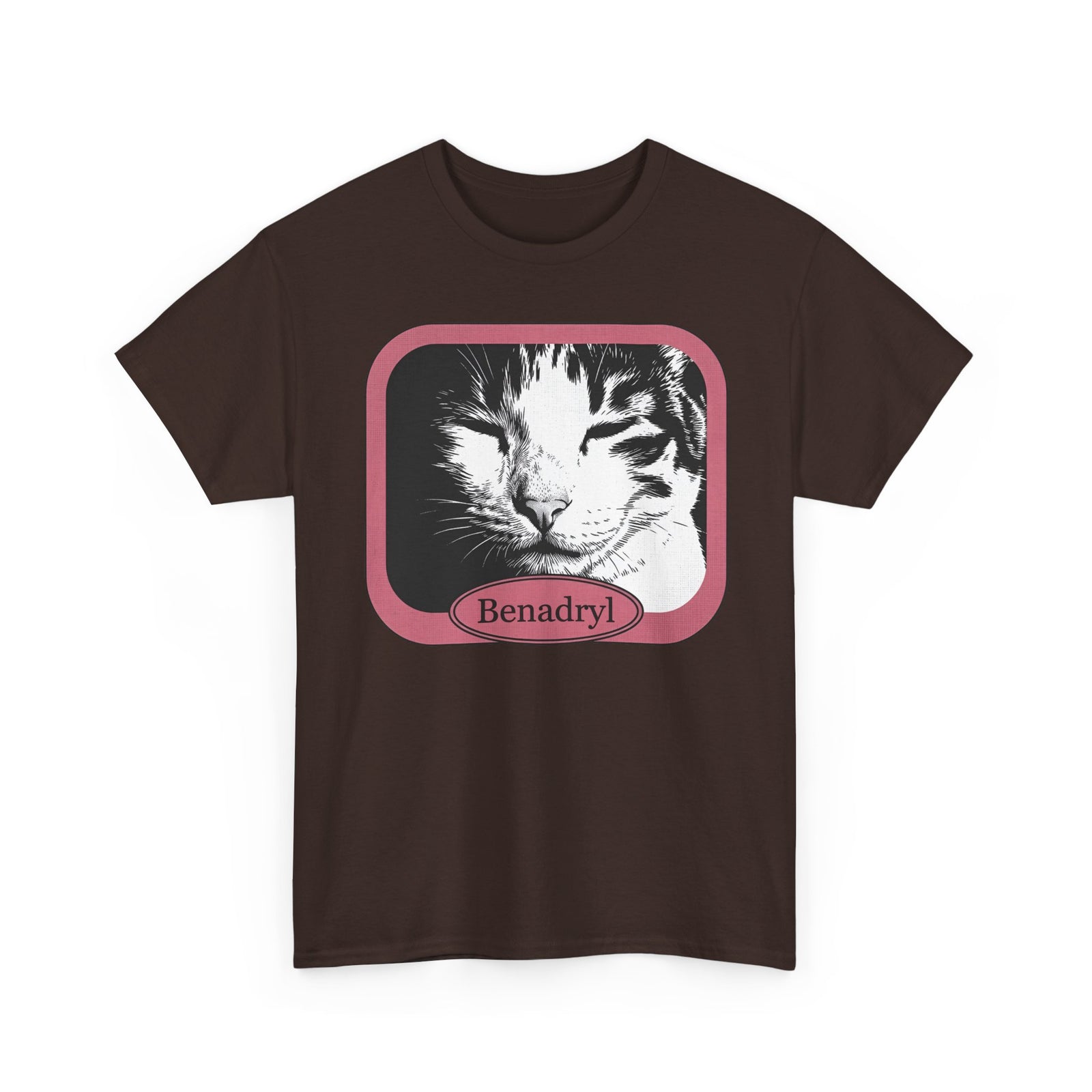 Cat After Benadryl T-Shirt — Funny Groggy Cat Tee