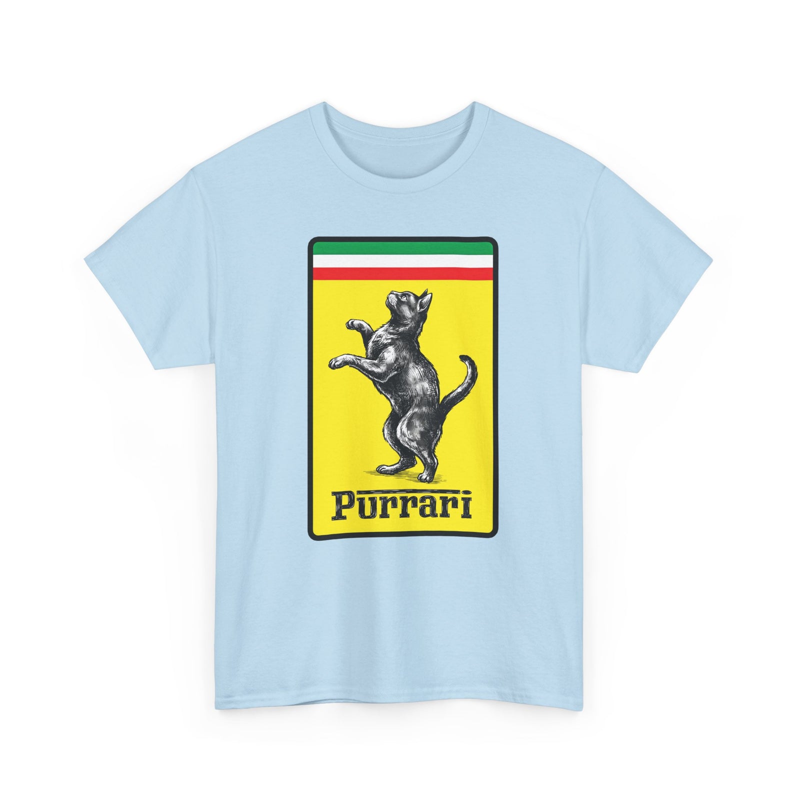 Purrari Tee — Cat Racing Graphic T-Shirt