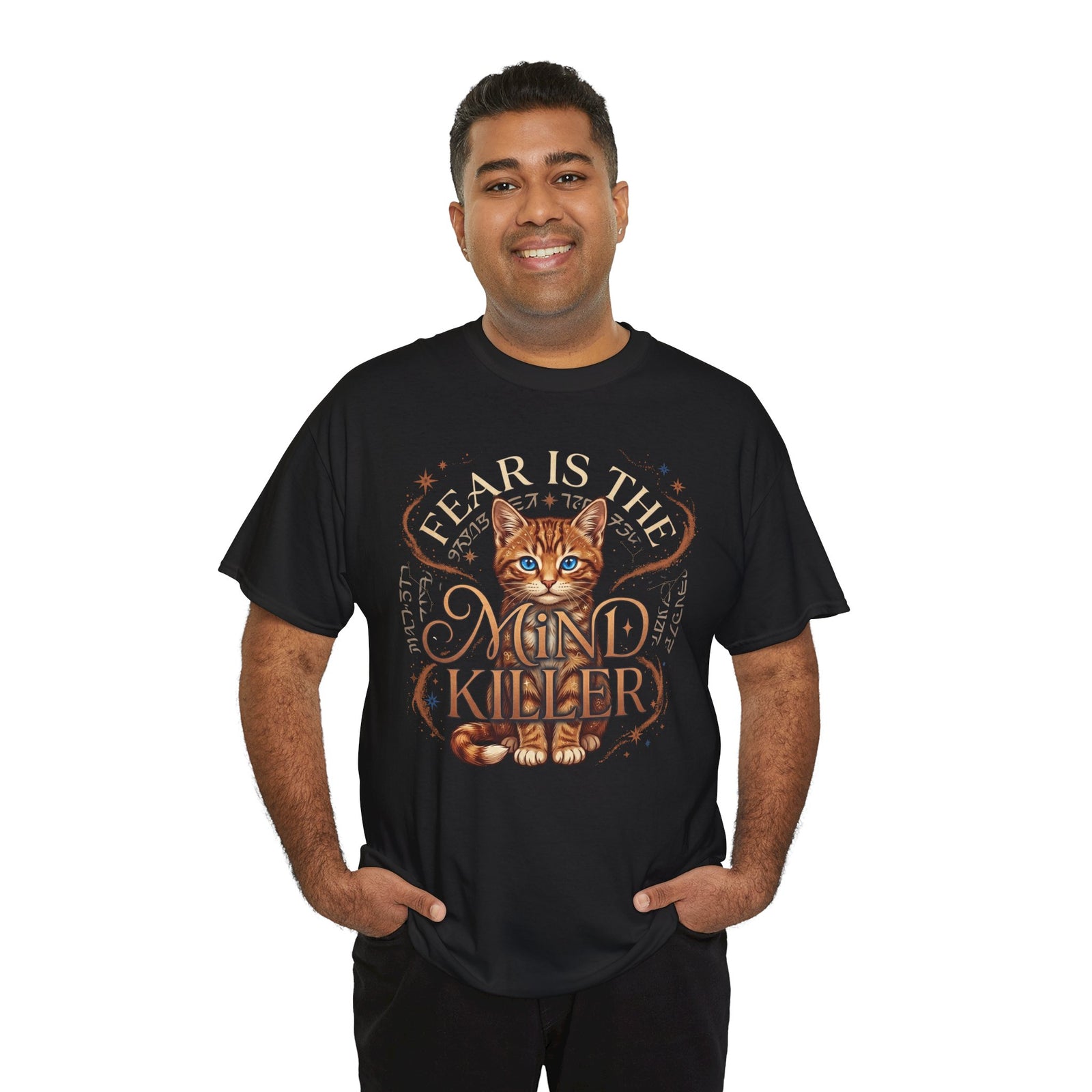Cute Cat "Fear Is the Mind Killer" T-Shirt