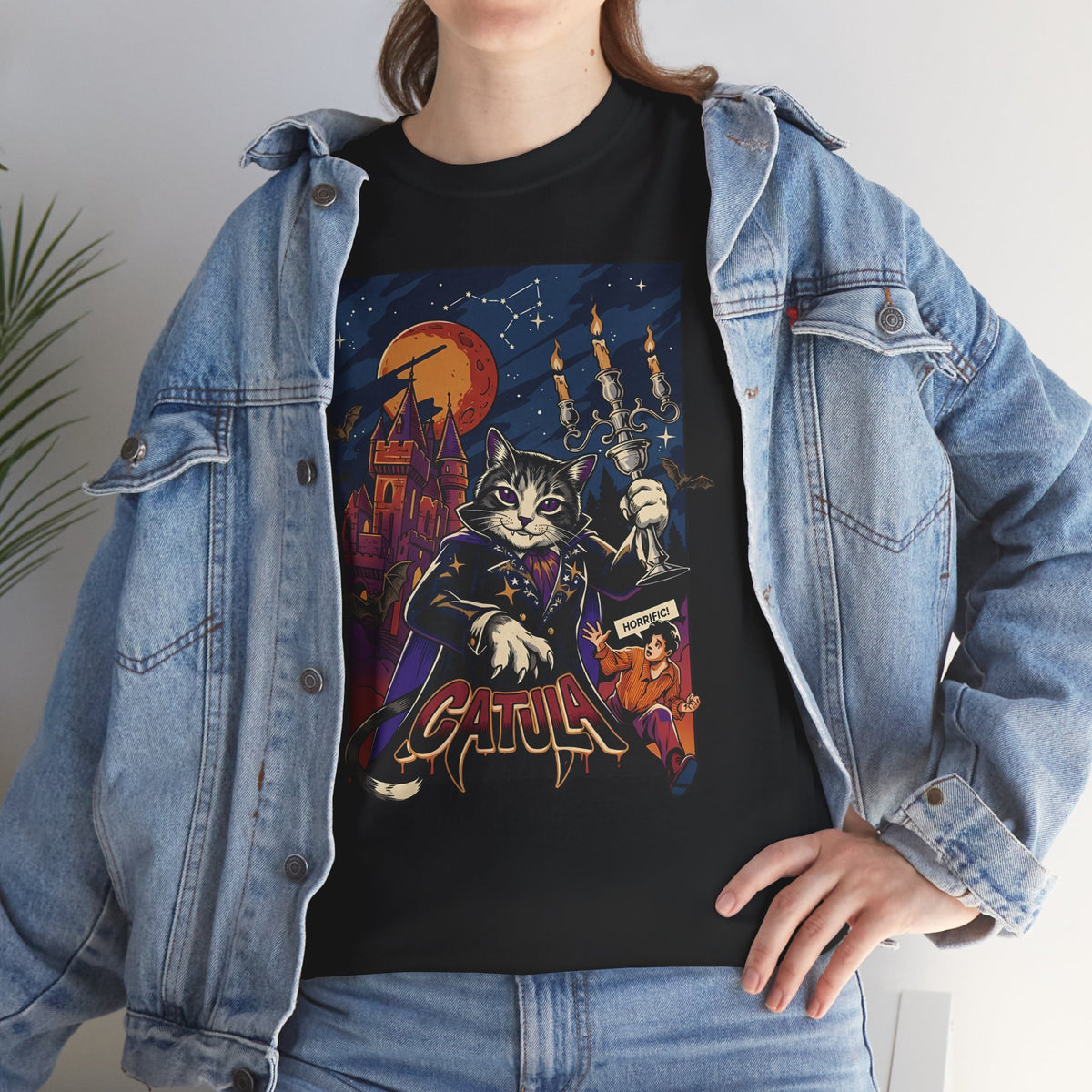 Catula Cat Dracula T-Shirt
