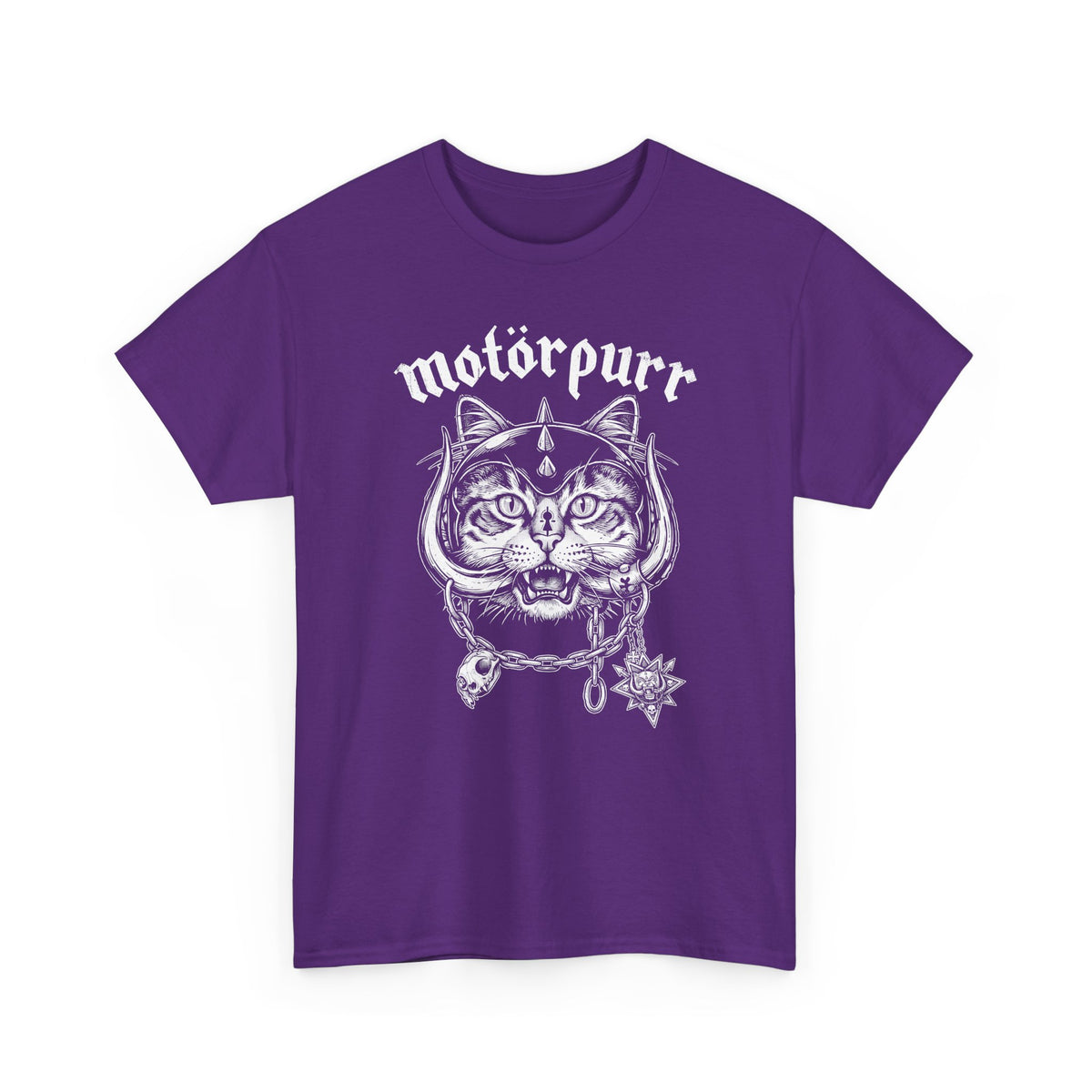 Heavy Metal Cat "Motorpurr" T-Shirt