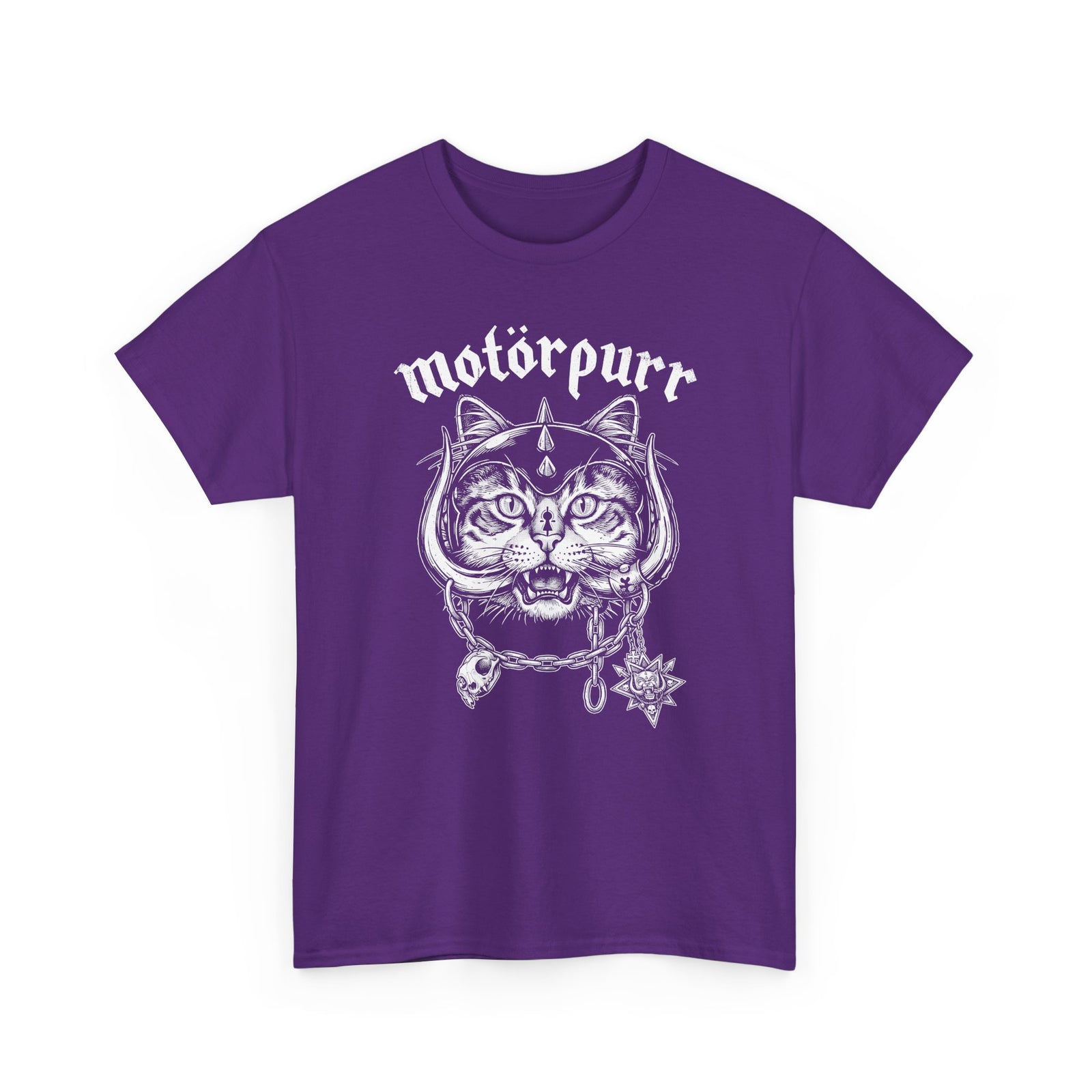 Heavy Metal Cat "Motorpurr" T-Shirt