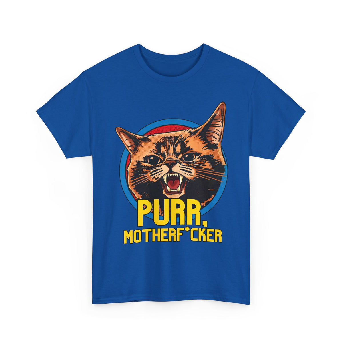 Purr Motherfvcker T-Shirt — Funny Angry Cat Graphic Tee