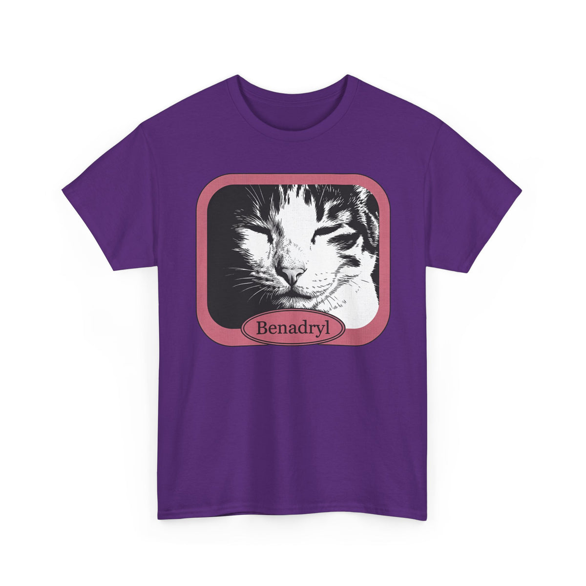 Cat After Benadryl T-Shirt — Funny Groggy Cat Tee