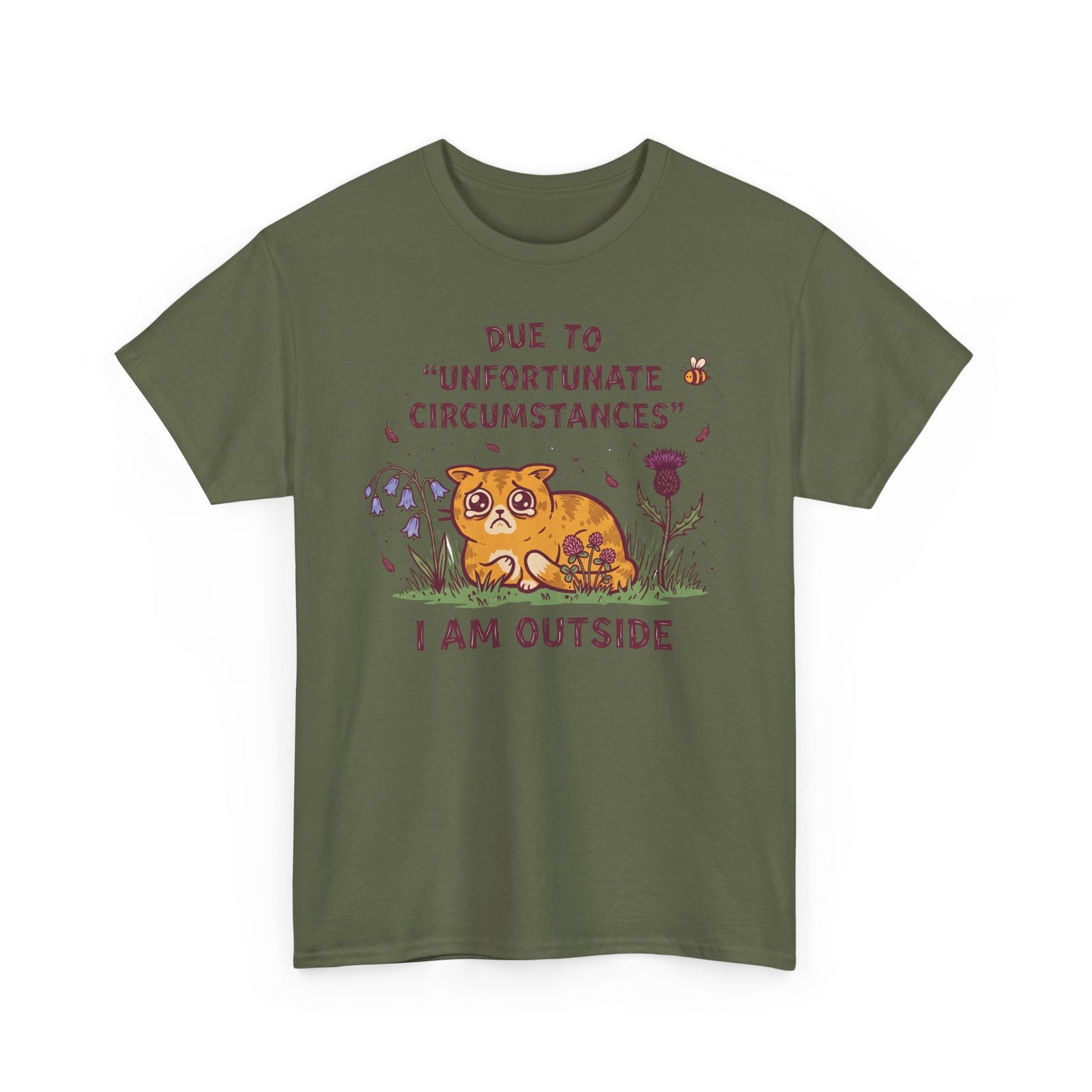 I'm Outside Funny Cat T-Shirt