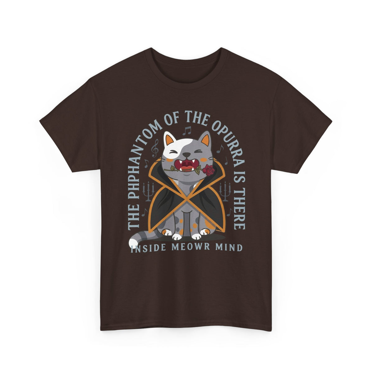 Phantom of the Opurra T-Shirt — Cat Musical Parody Tee