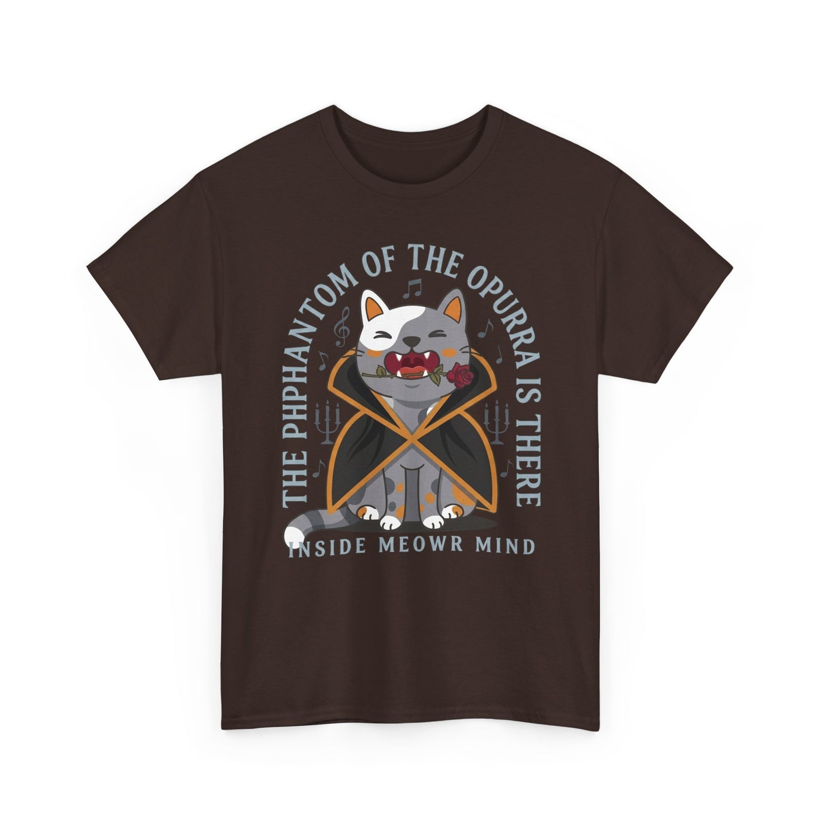 Phantom of the Opurra T-Shirt — Cat Musical Parody Tee