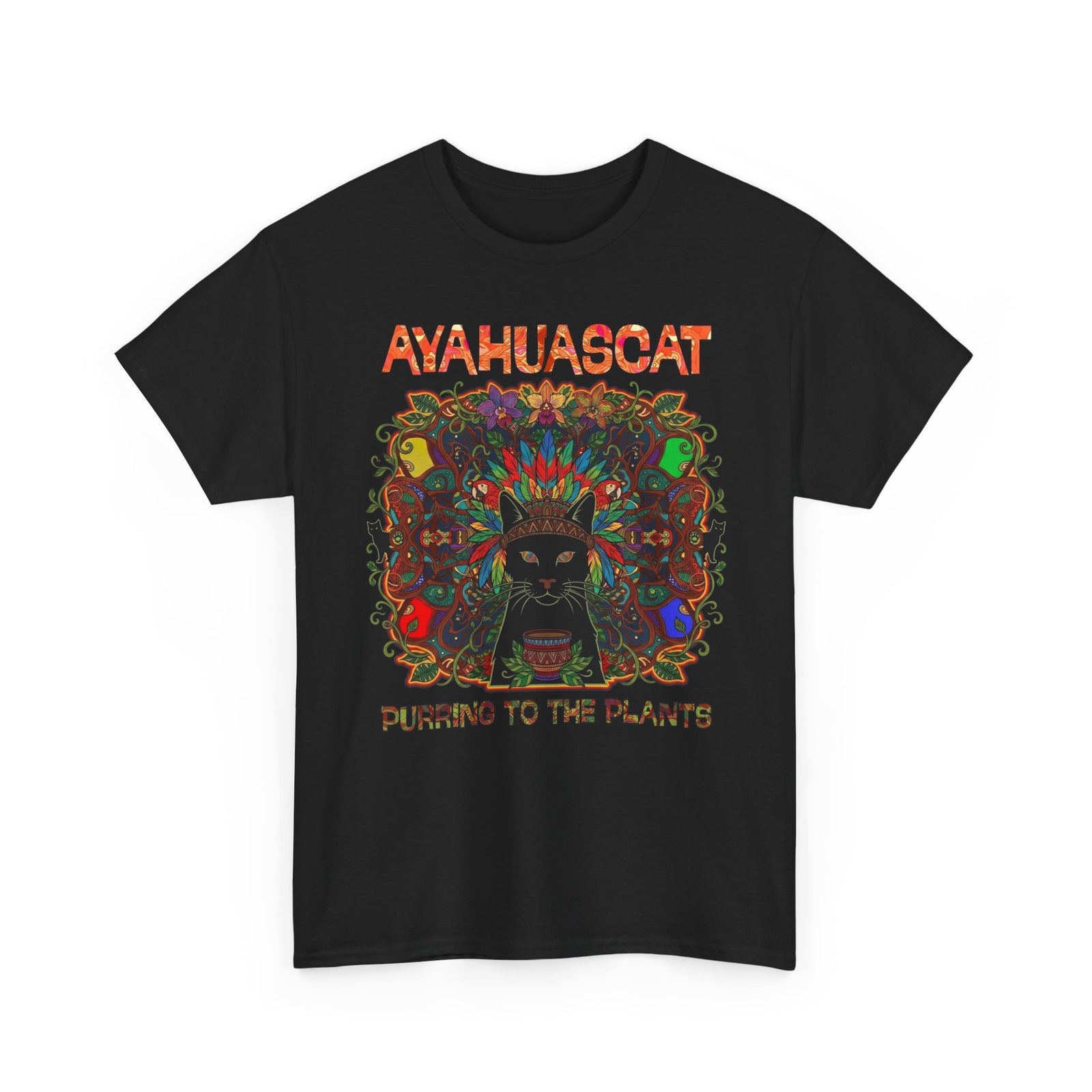 Ayahuascat T-Shirt — Psychedelic Cat Tee