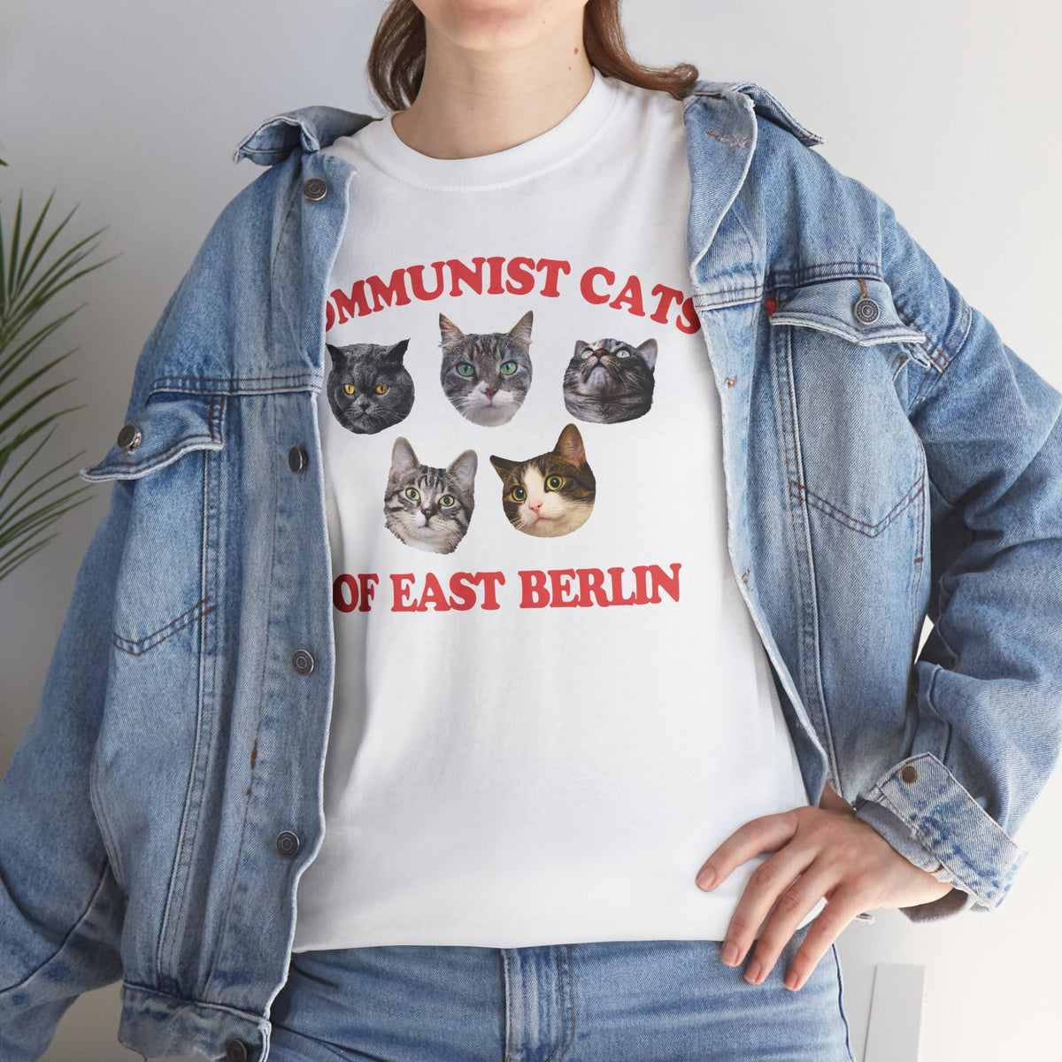Communist Cats of East Berlin T-Shirt — Retro Socialist Cat Tee