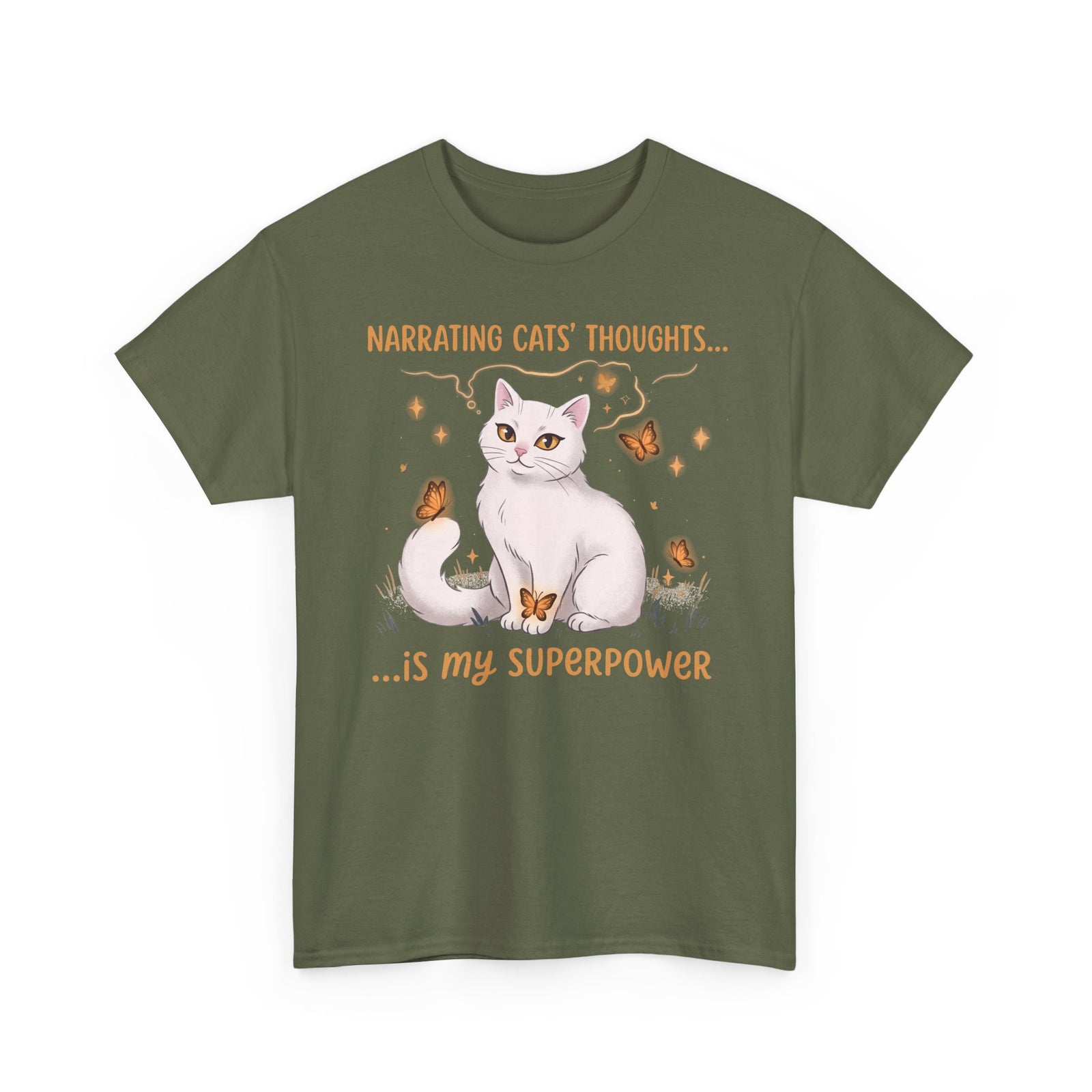 Narrating Cats' Thoughts T-Shirt — "My Superpower" Cat Lover Tee