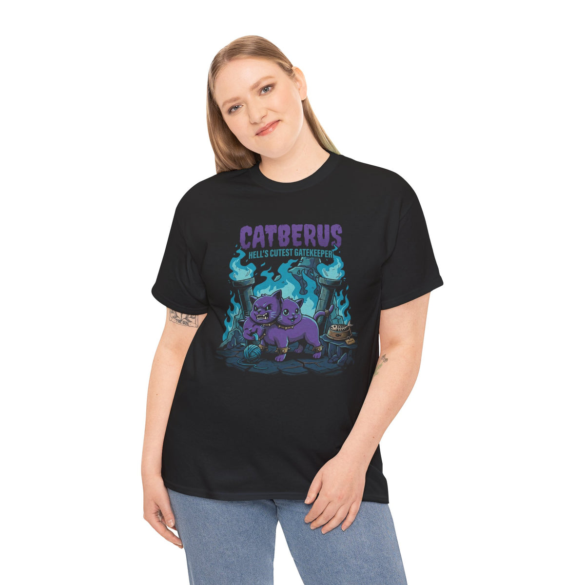 Catberus Spooky Cat T-Shirt
