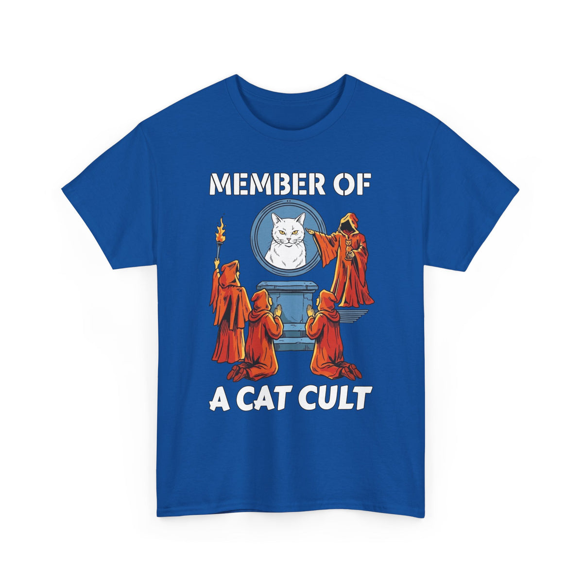 Member of a Cat Cult T-Shirt — Funny Cat Lover Tee