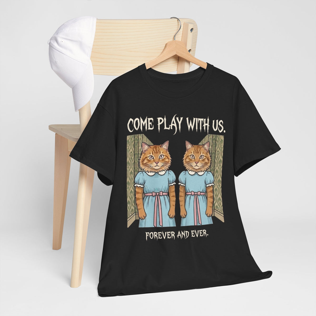Cat Twins "Come Play With Us Forever and Ever" T-Shirt