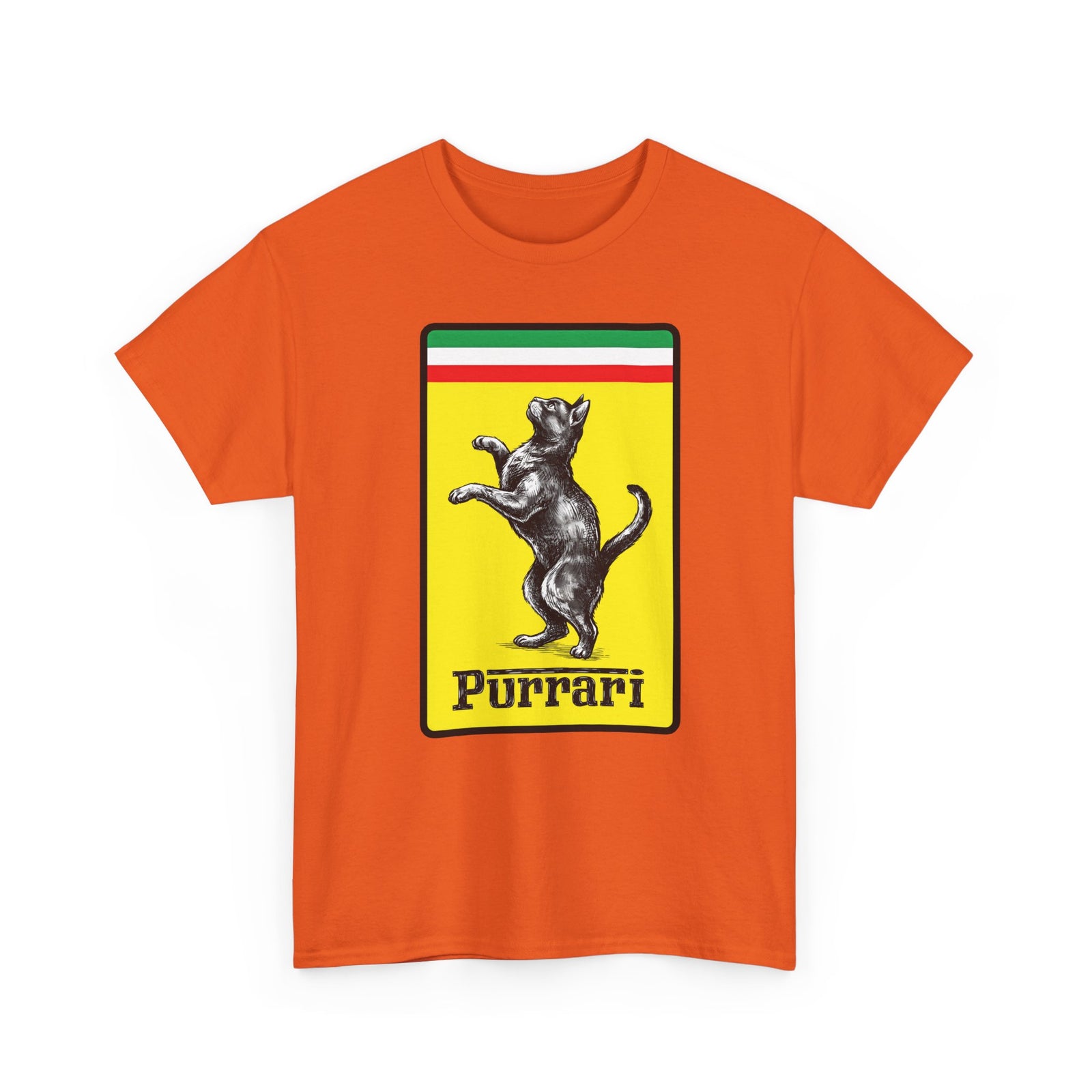 Purrari Tee — Cat Racing Graphic T-Shirt