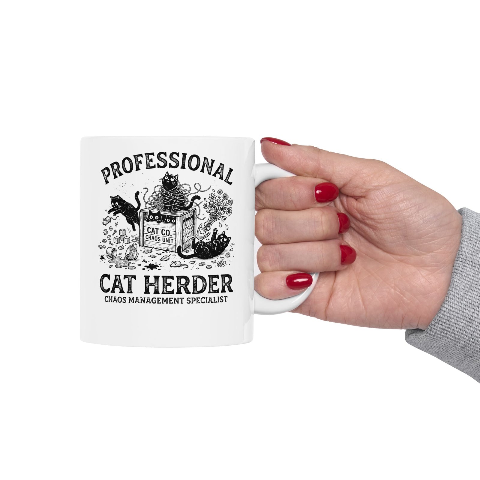 Professional Cat Herder Ceramic Mug