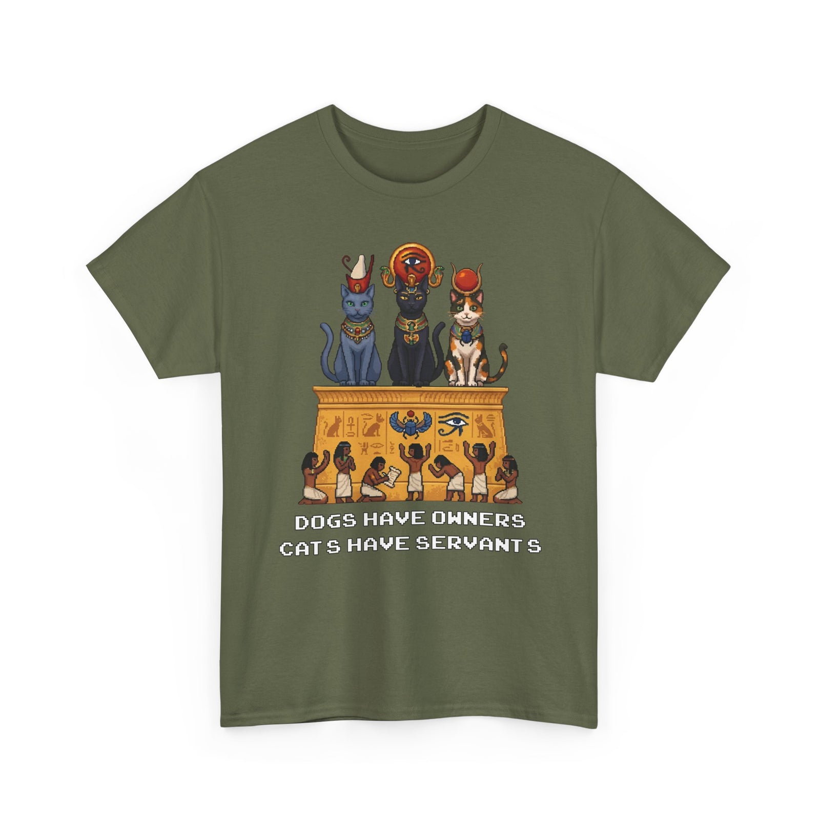 Cats Have Servants T-Shirt — Funny Cat Owner Tee
