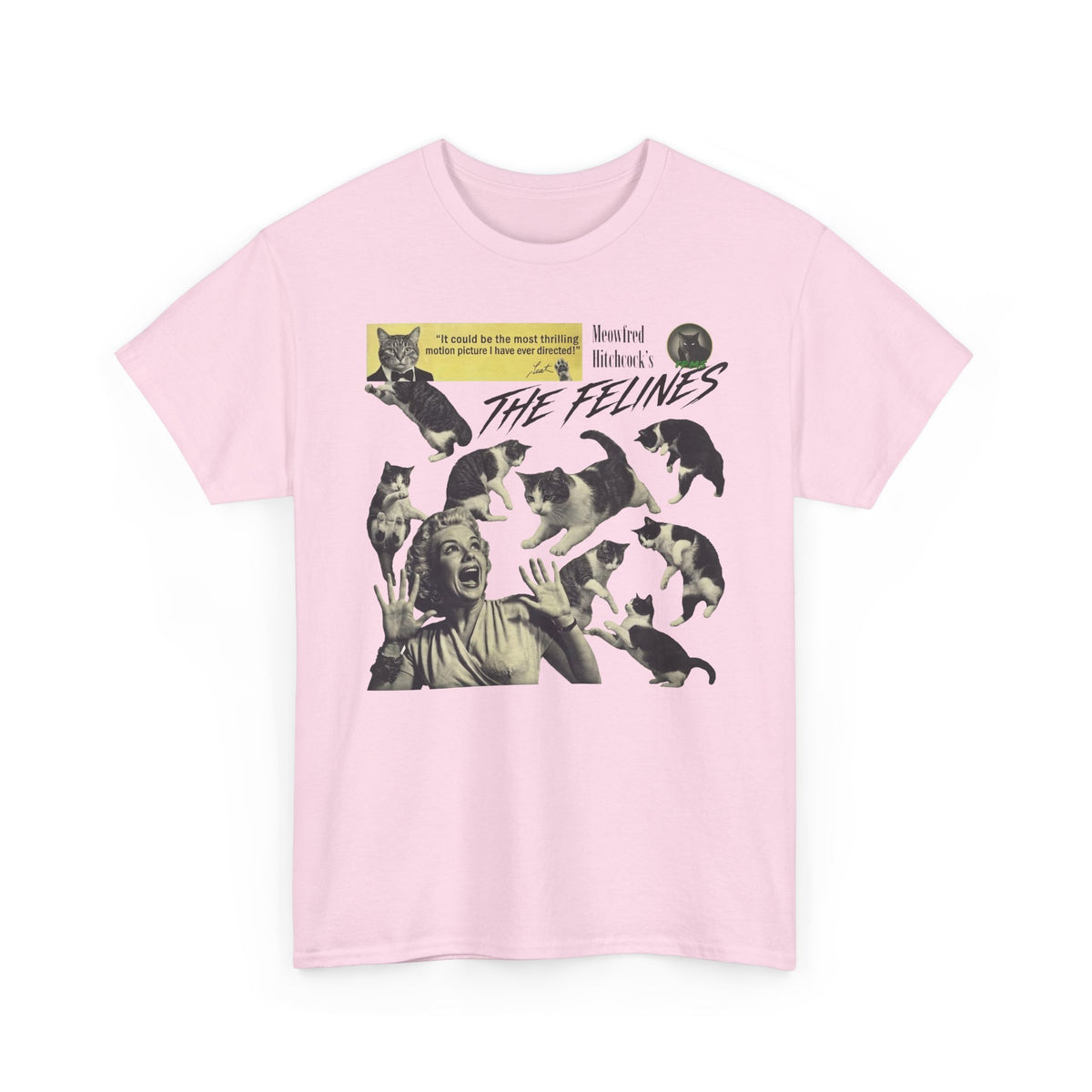 Retro Felines T-Shirt — Vintage Cat Graphic Tee