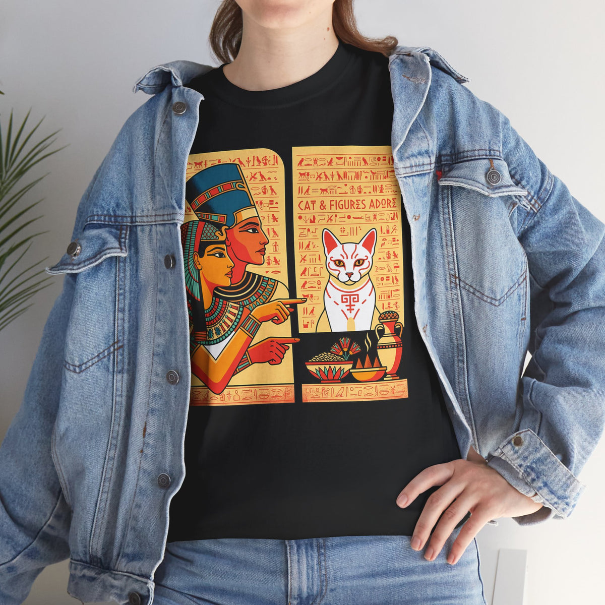 Egyptian Cat Meme T-Shirt — Funny Ancient Egypt Cat Graphic Tee