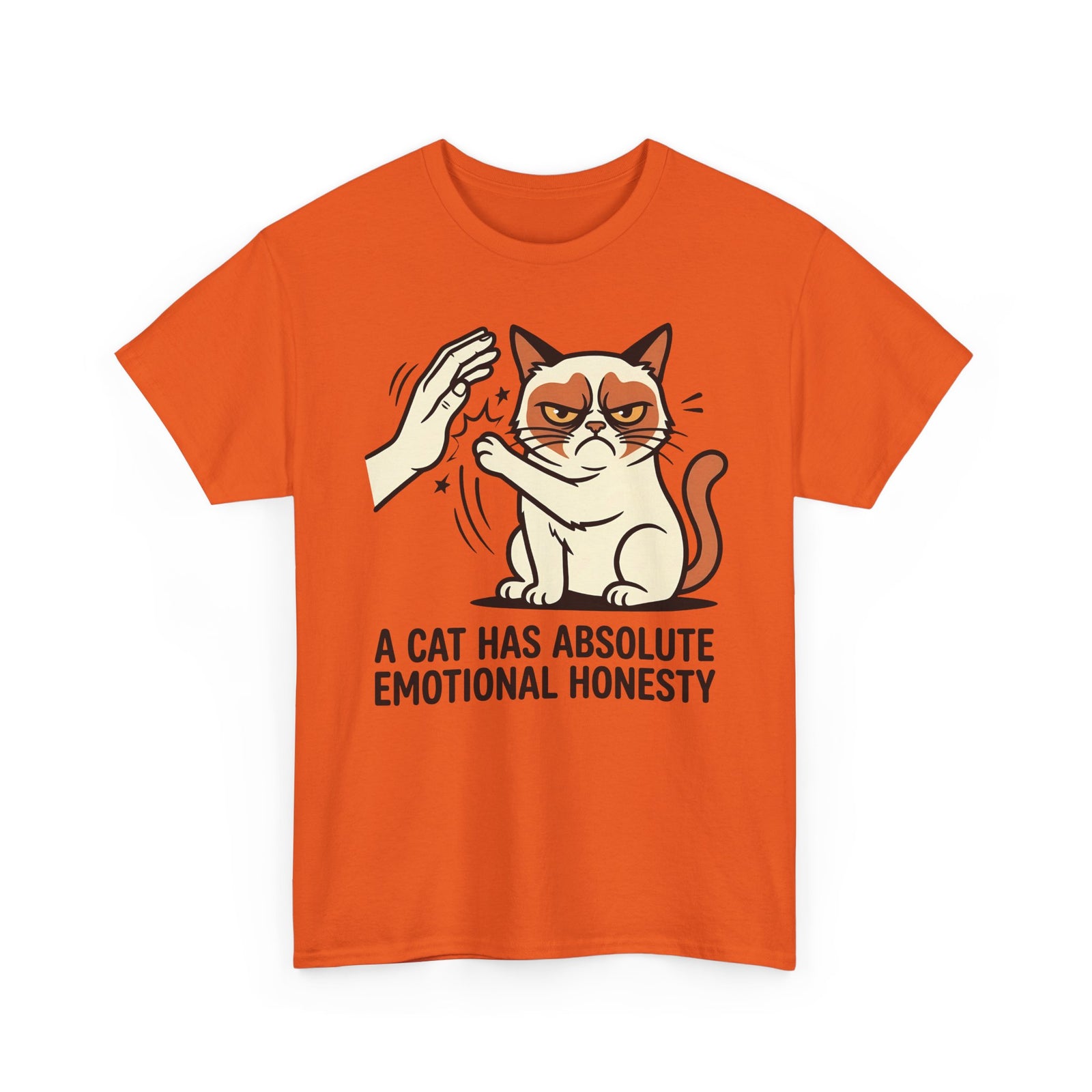 Funny Angry Cat Slap T-Shirt