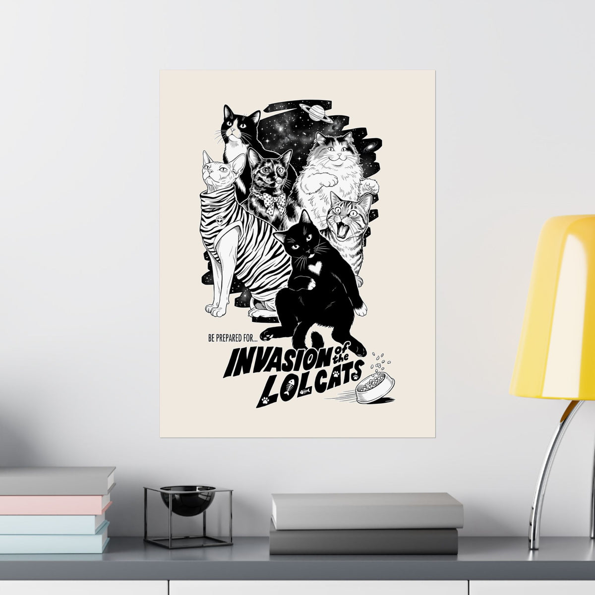 Invasion of the LOLCATS Poster